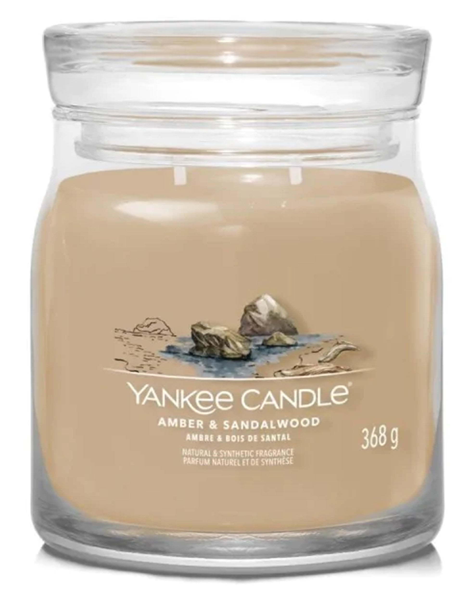 Świeca zapachowa Yankee Candle Amber & Sandalwood 368 g