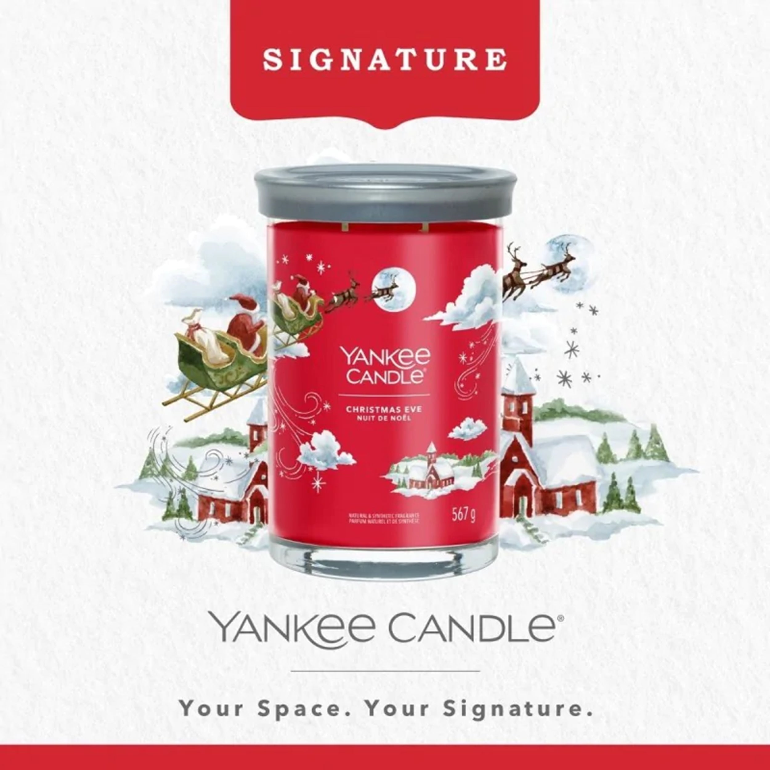 Świeca zapachowa Yankee Candle Christmas Eve 567 g