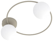 Lampa wisząca Sopra x2 mokka opal