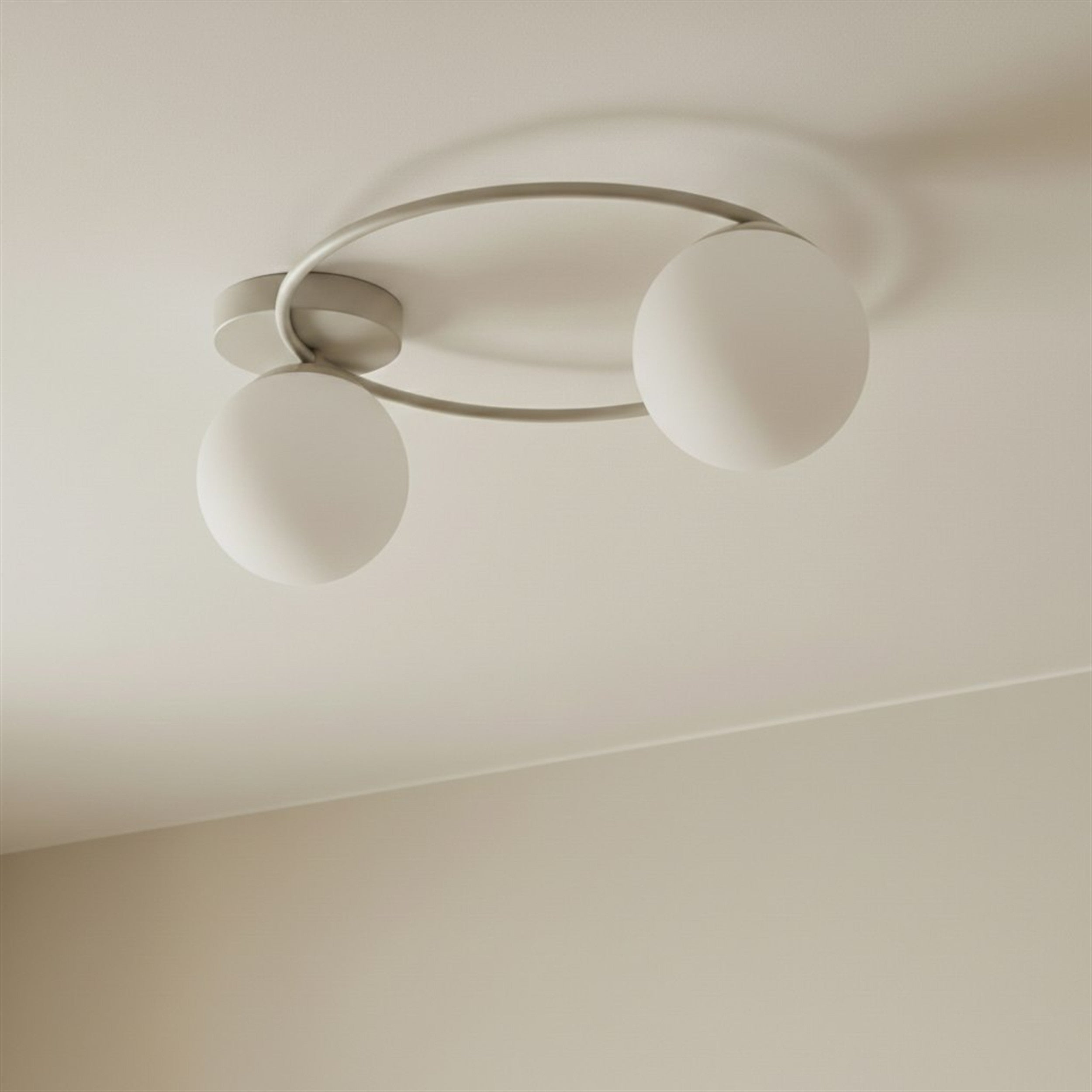 Lampa wisząca Sopra x2 mokka opal