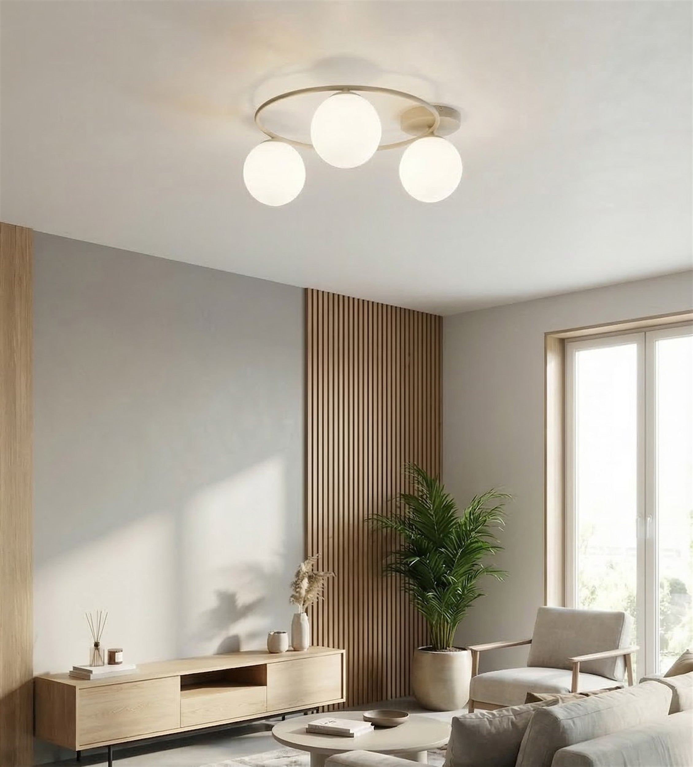 Lampa wisząca Sopra x3 mokka opal