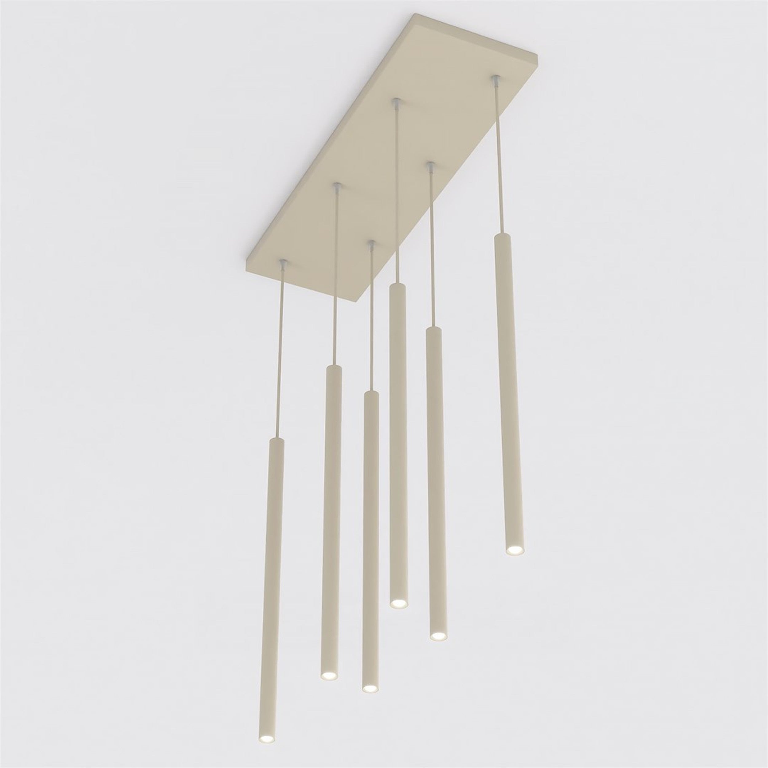 Lampa wisząca Selter x6 mokka