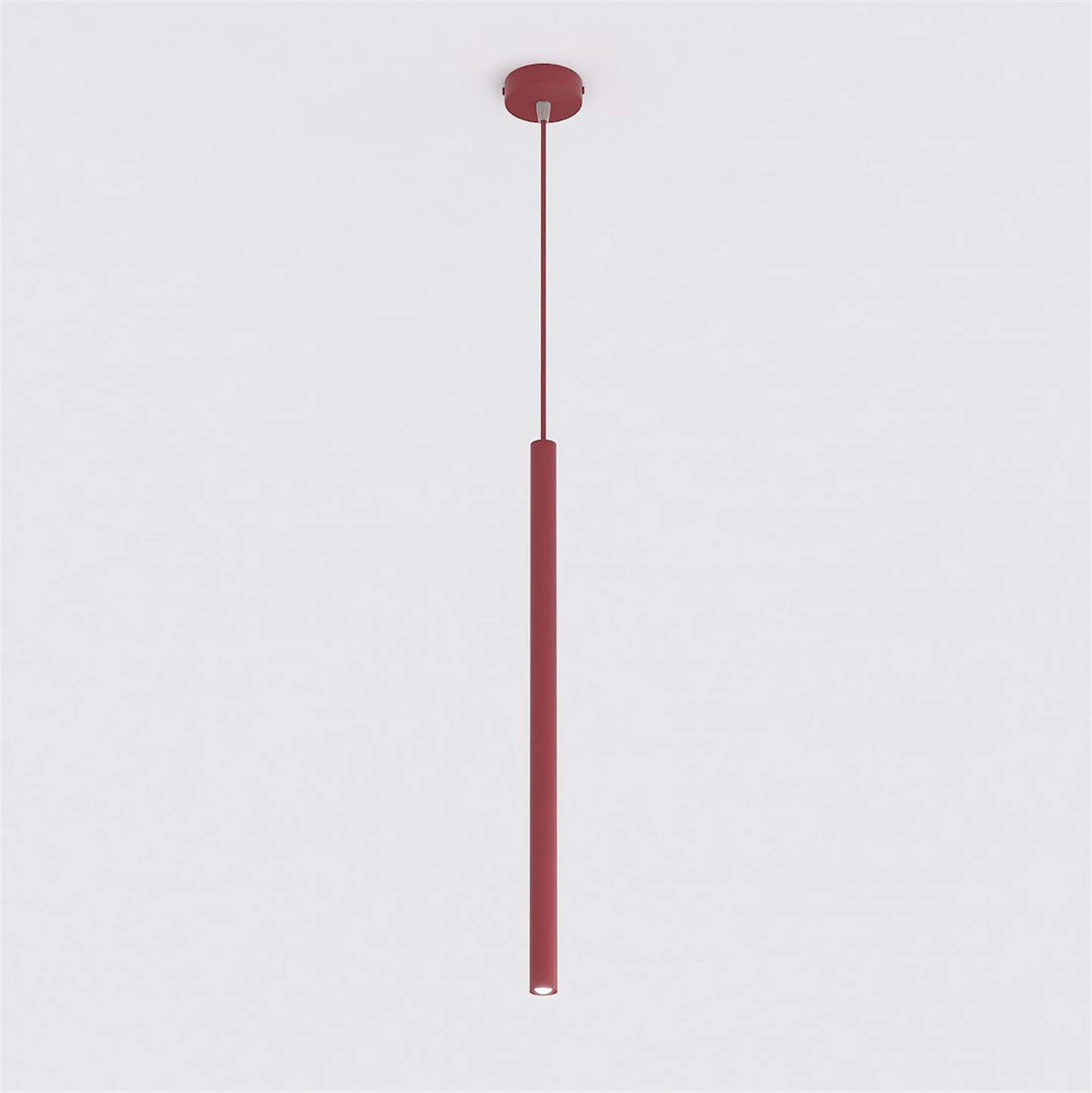 Lampa wisząca Selter x1 burgundowa