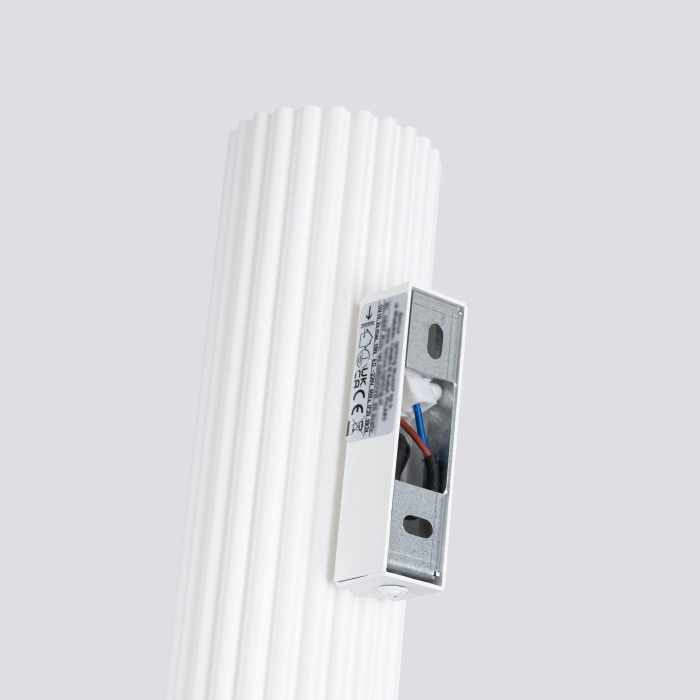 Kinkiet Karbon 20 cm biały