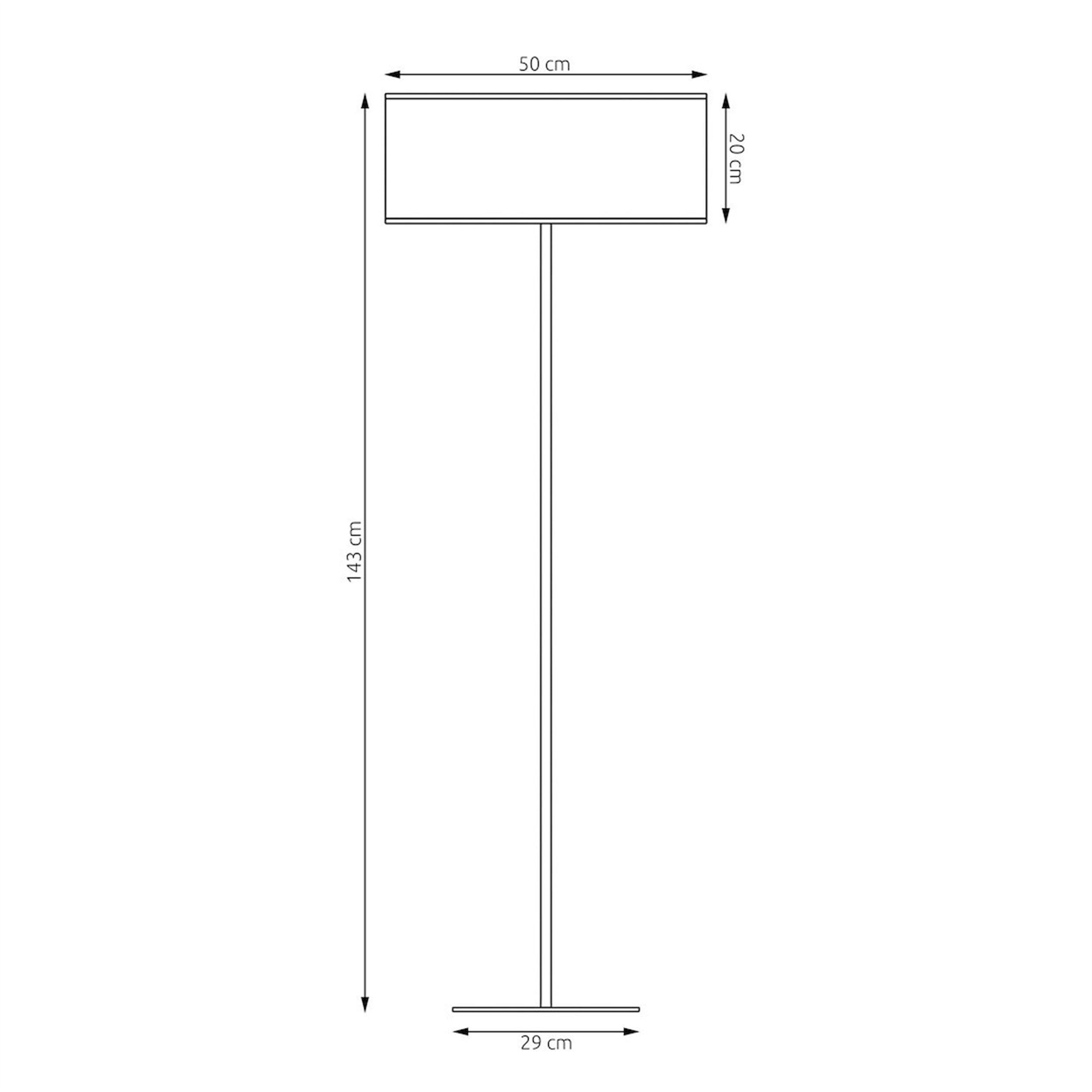 Lampa podłogowa Lux czerń/złoto