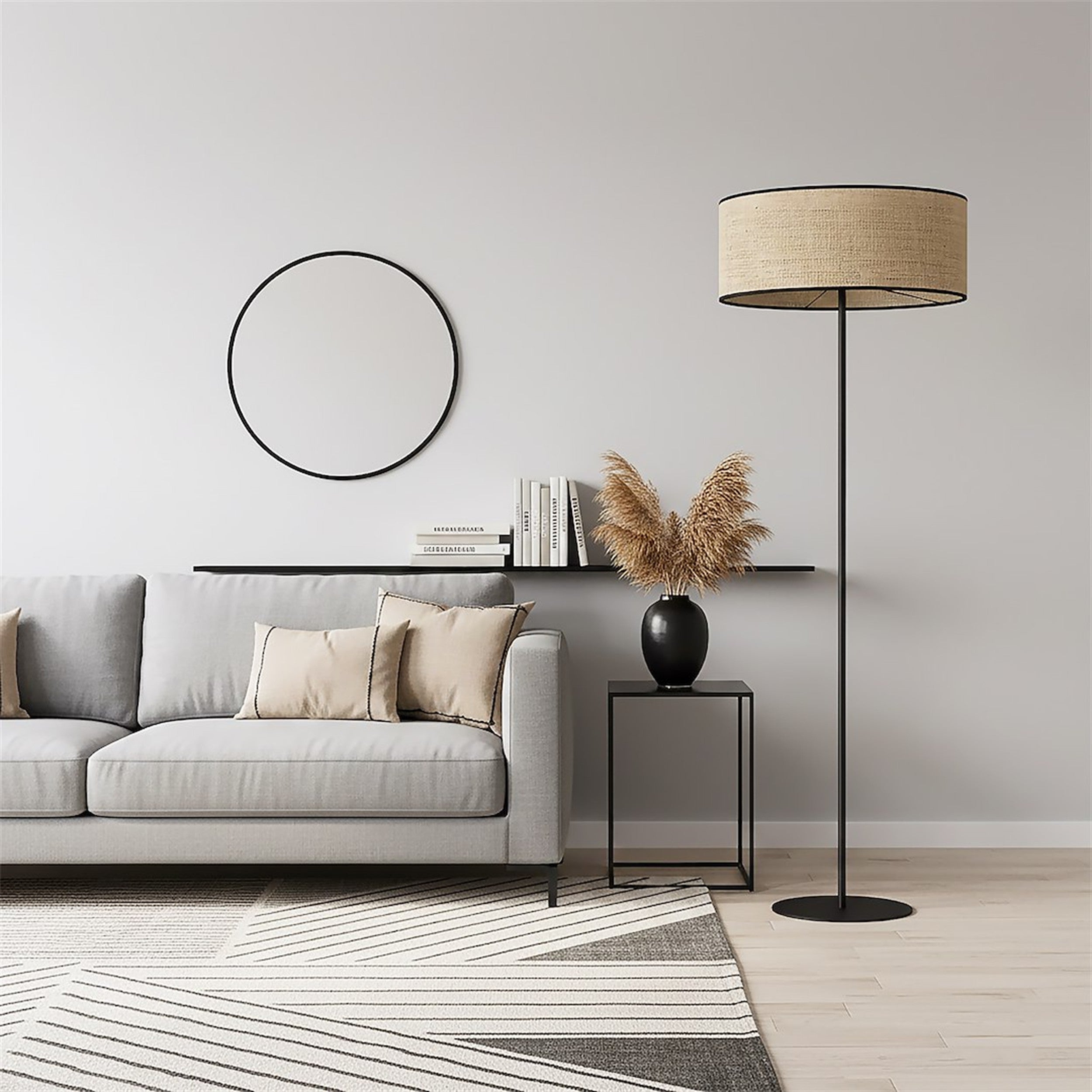Lampa podłogowa Eco rattan