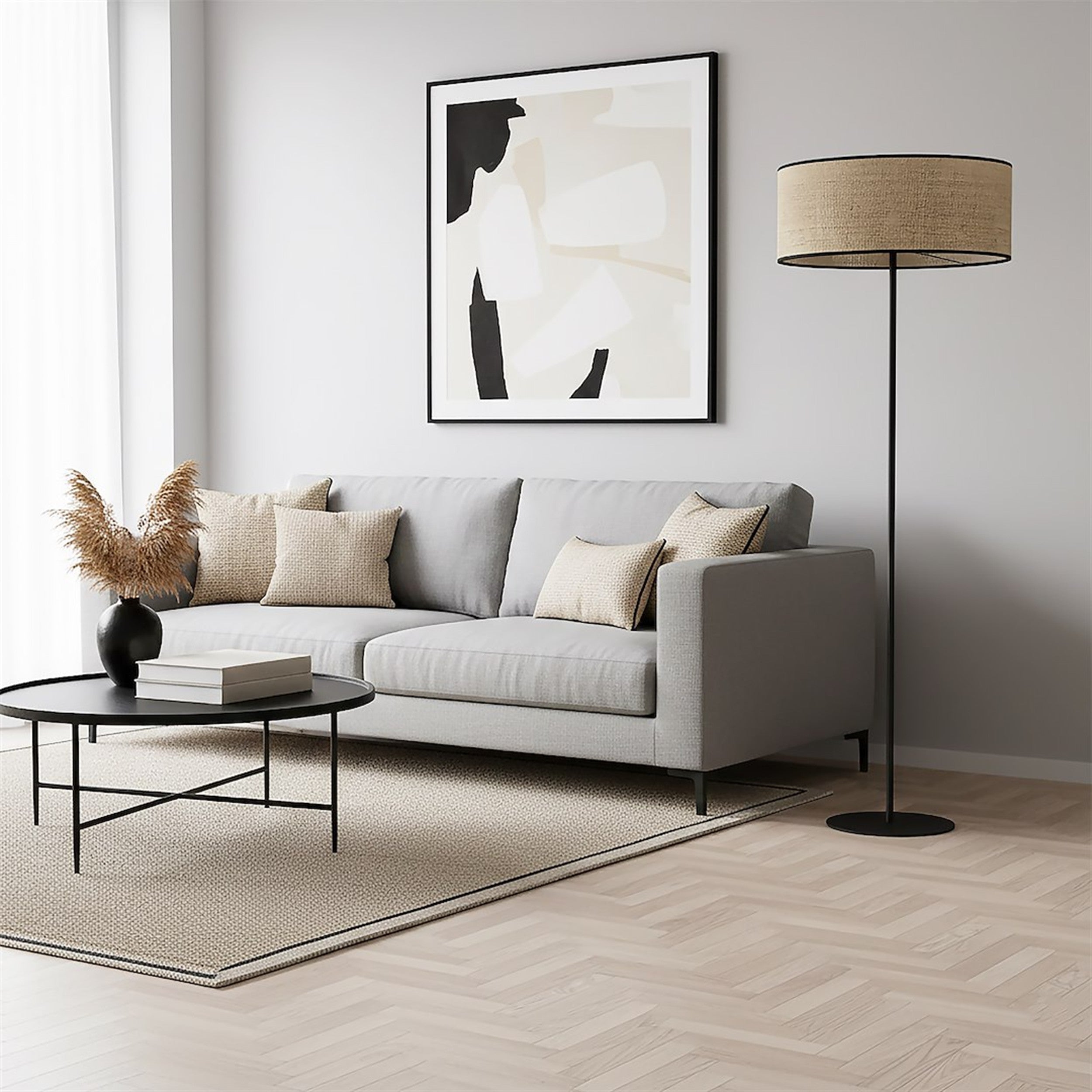 Lampa podłogowa Eco rattan