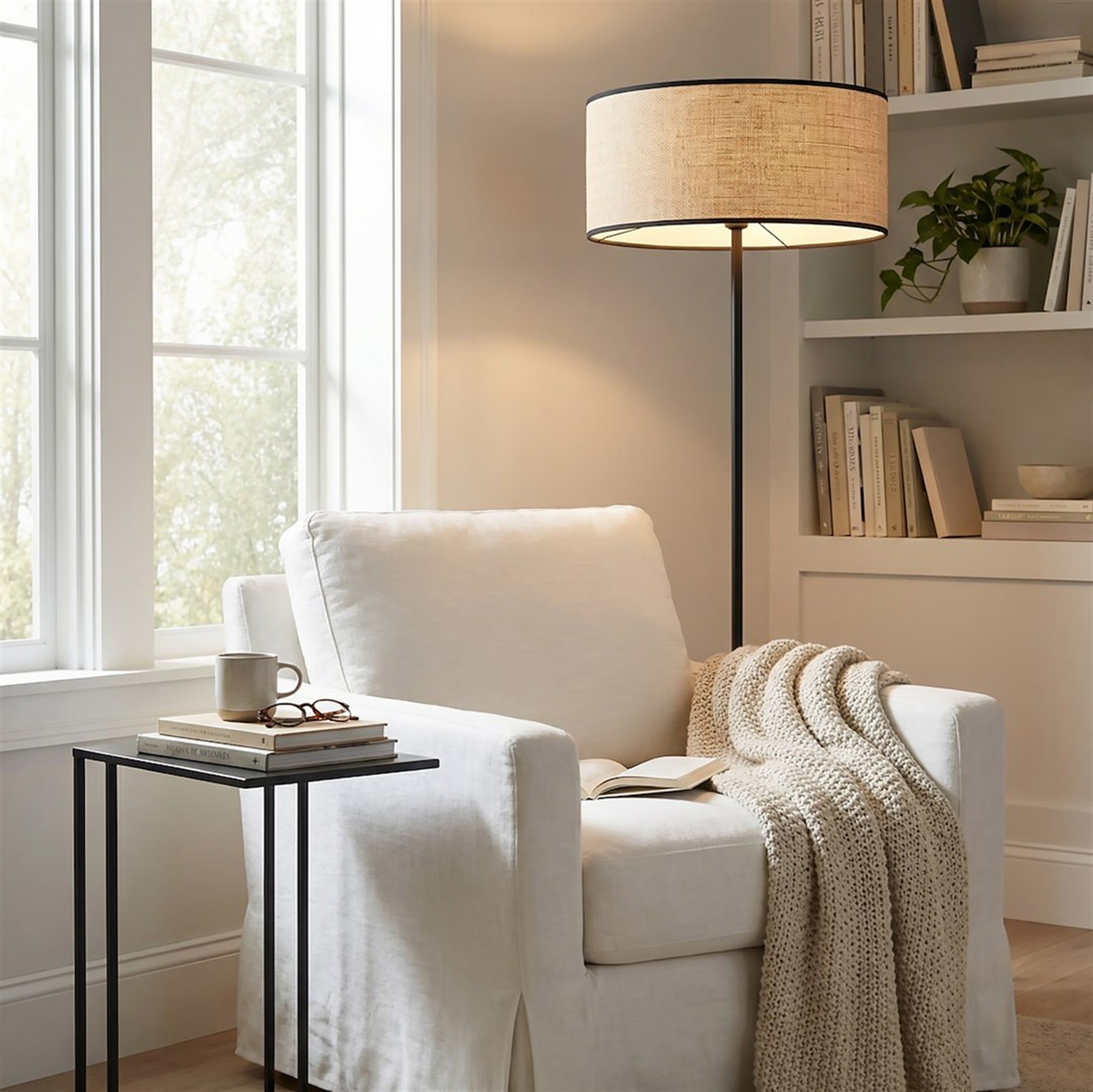 Lampa podłogowa Eco rattan