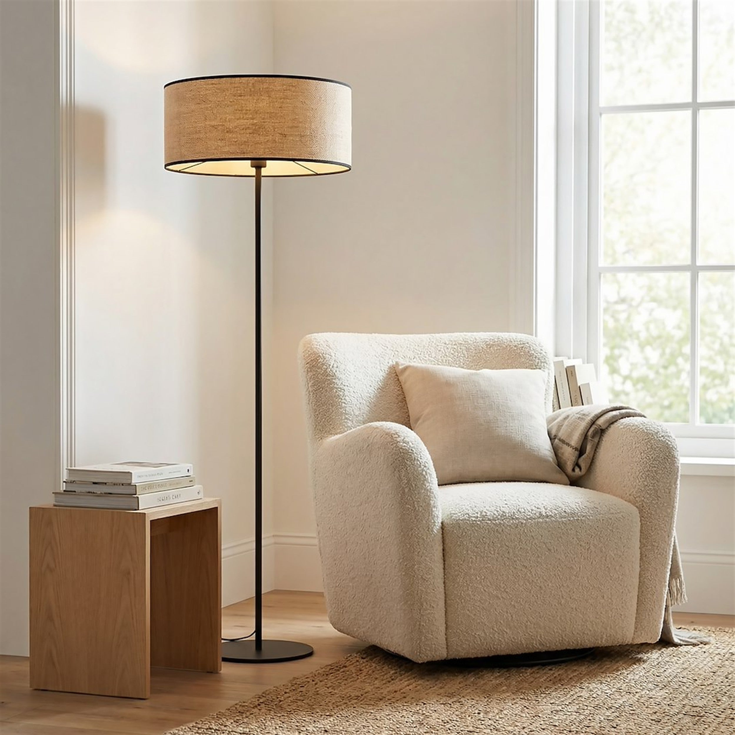 Lampa podłogowa Eco rattan