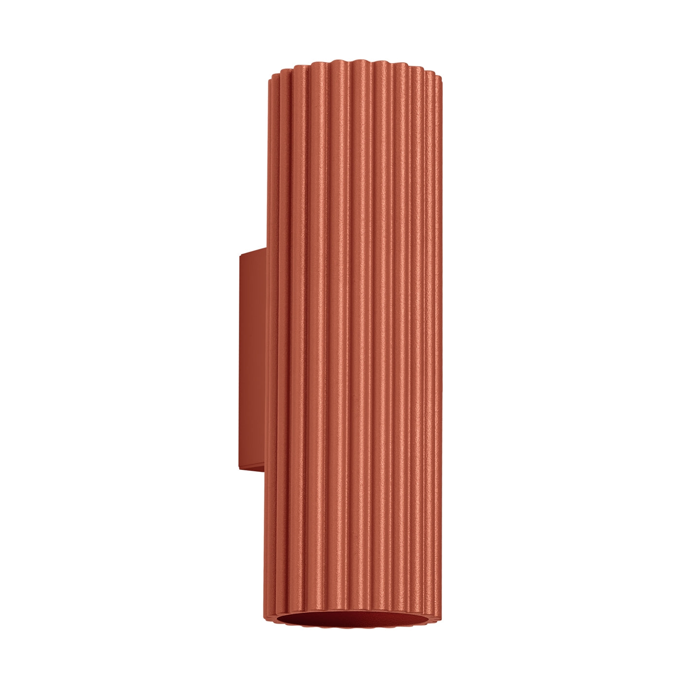 Kinkiet Karbon 20 cm ochra czerwona