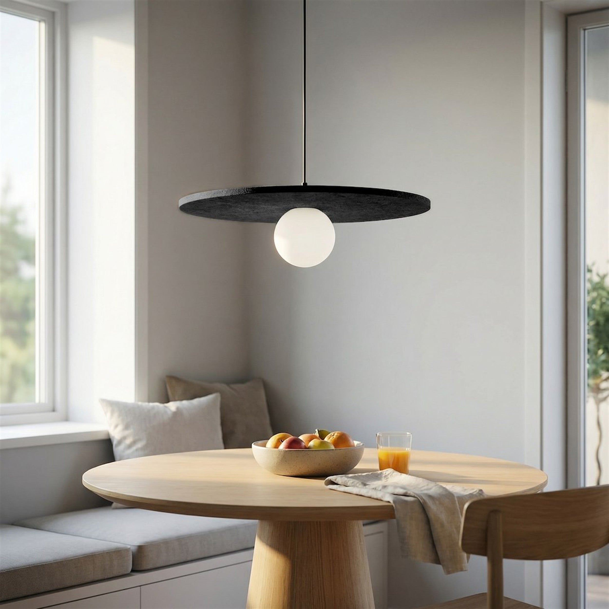 Lampa wisząca Calma czarna