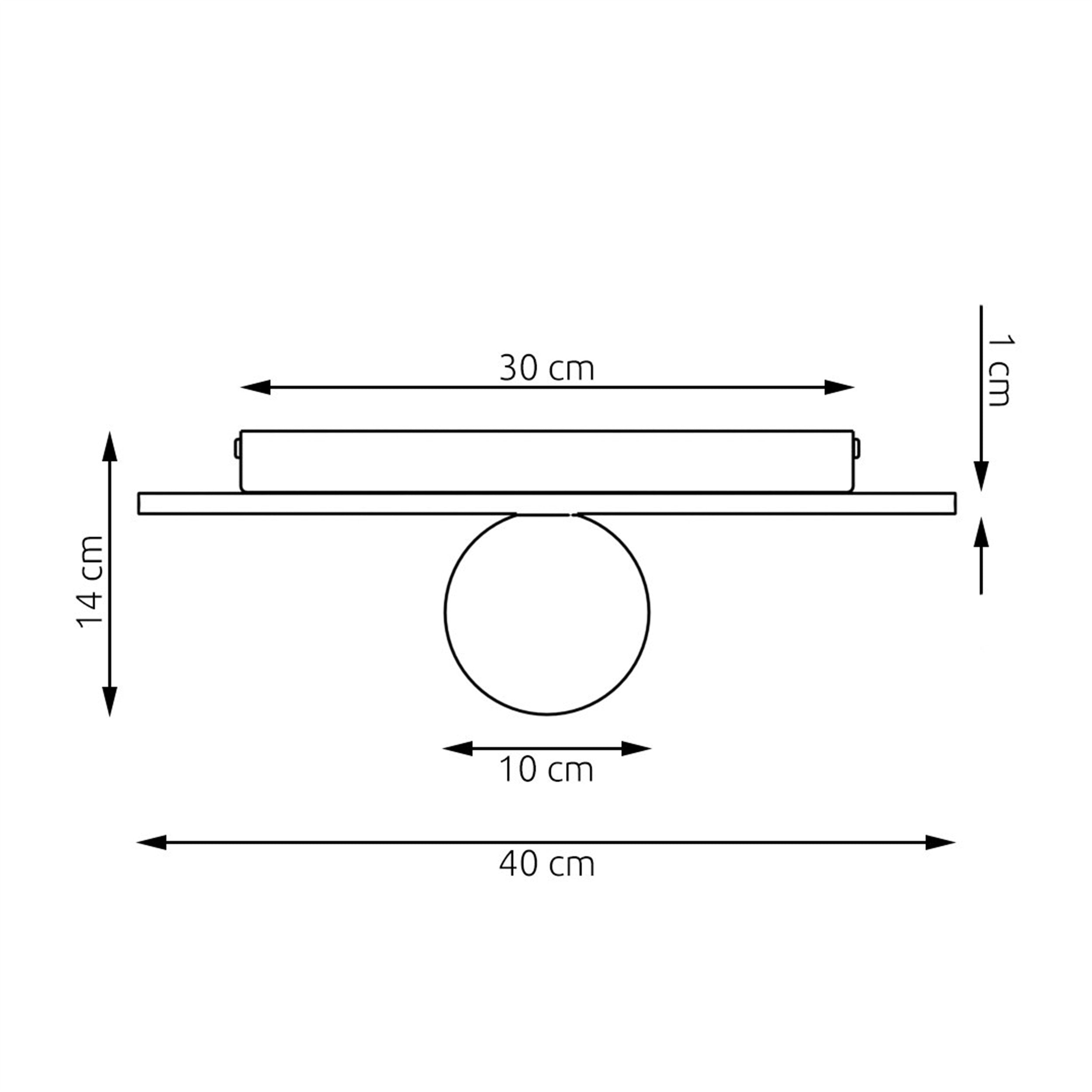 Lampa wisząca Calma M 40 cm czarna
