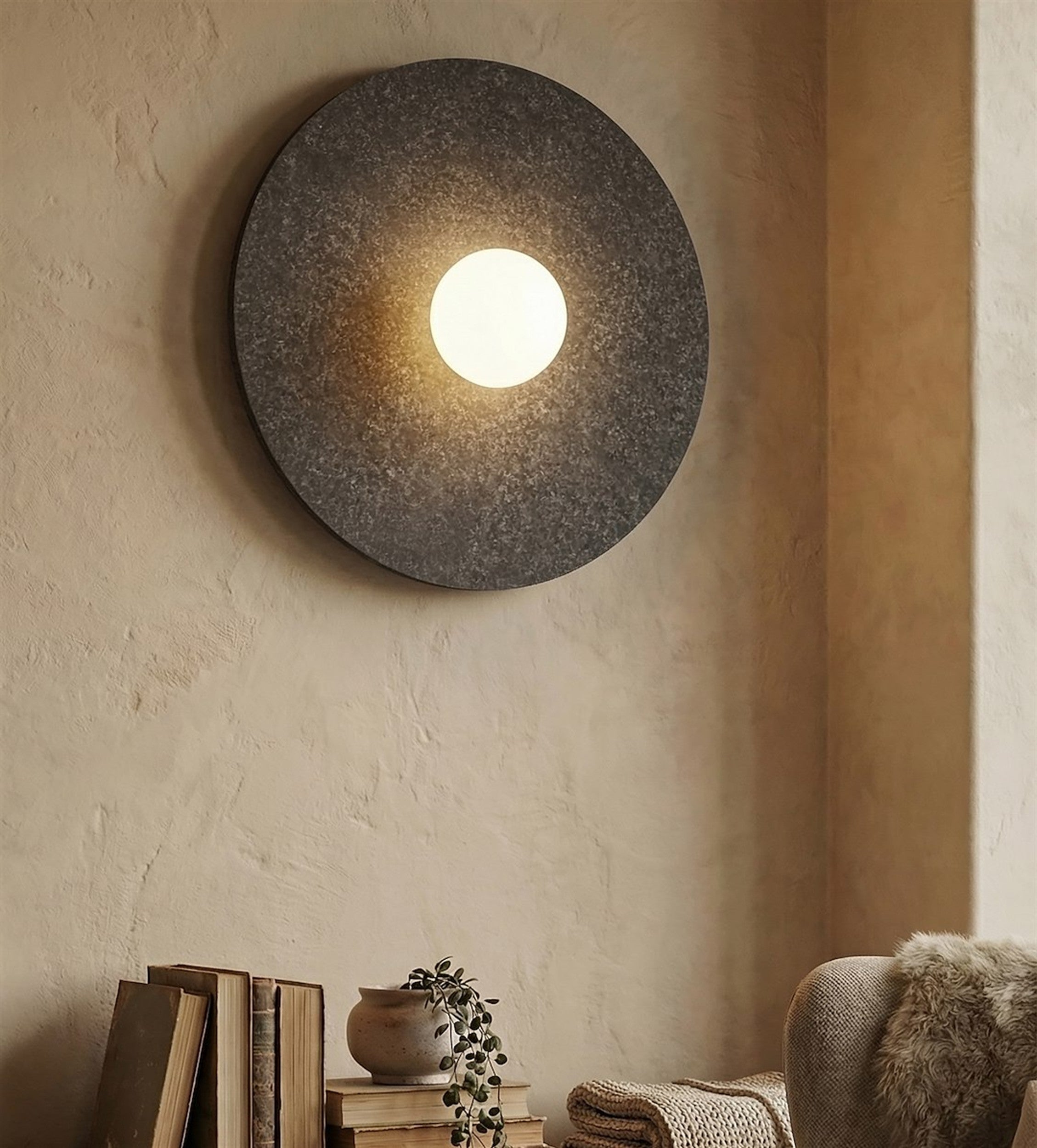 Kinkiet Calma L 40 cm czarny