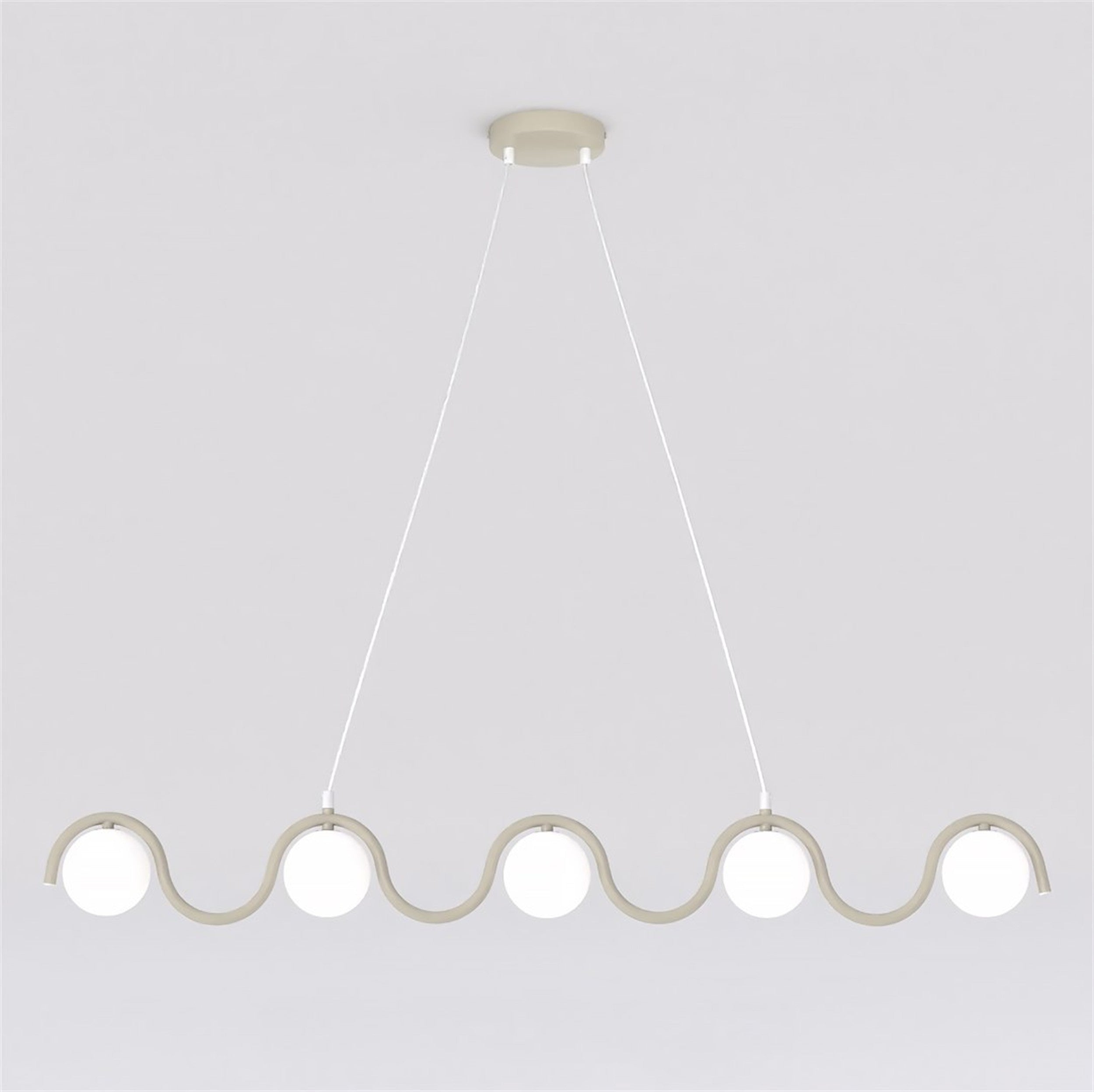Lampa wisząca Sinus x5 mokka