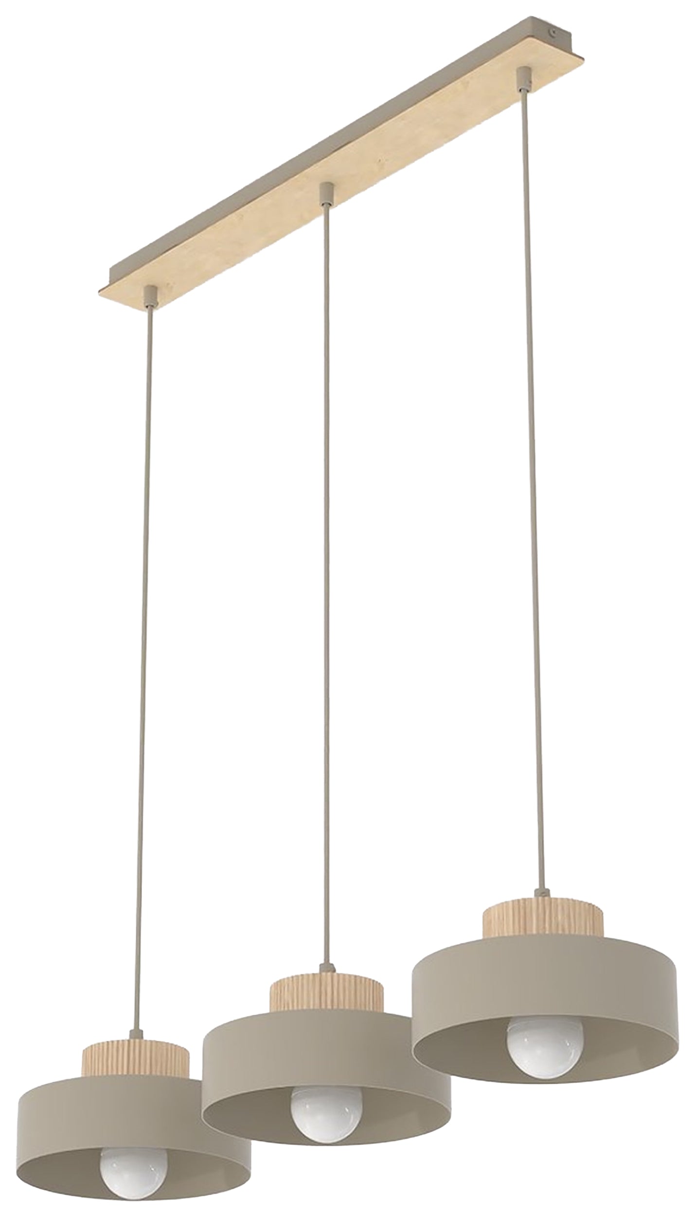 Lampa wisząca Kivi x3 mokka