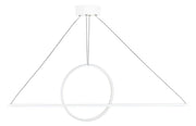 Lampa wisząca Bowal LED biała zimne światło