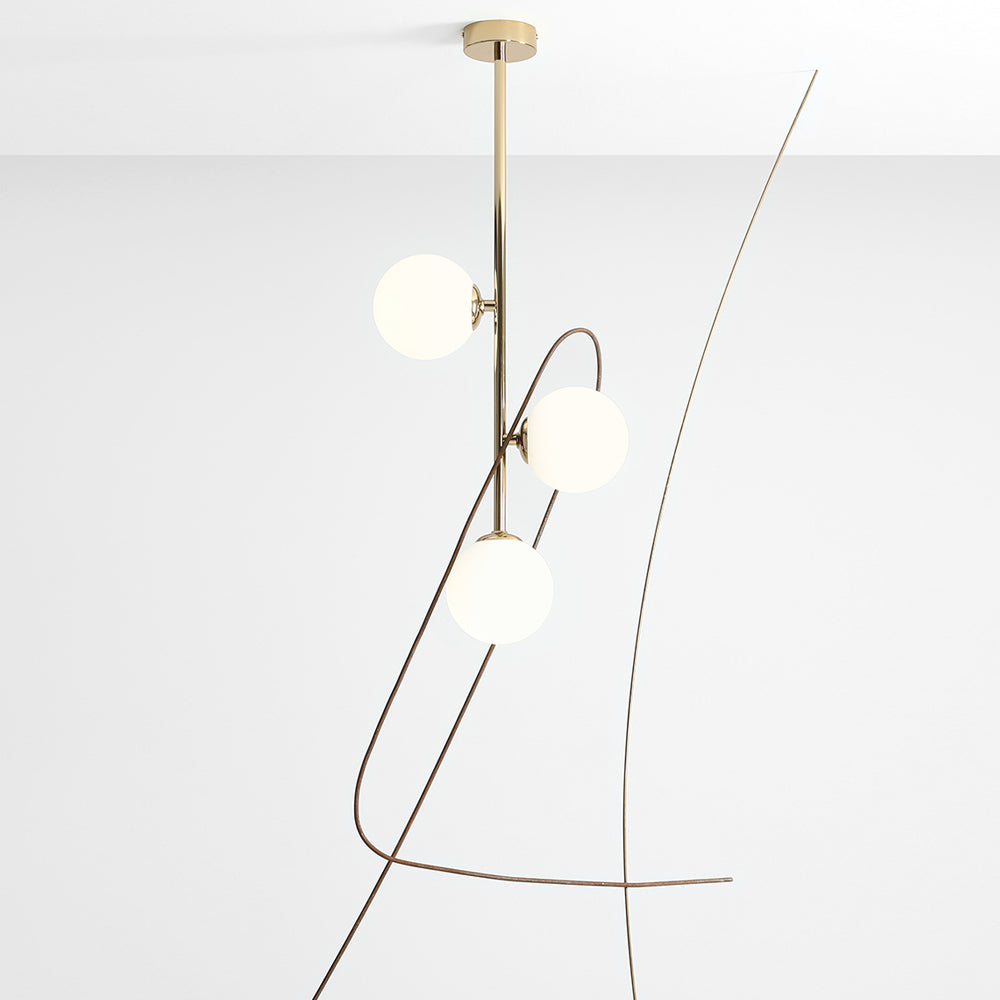Lampa wisząca Oblishers złota