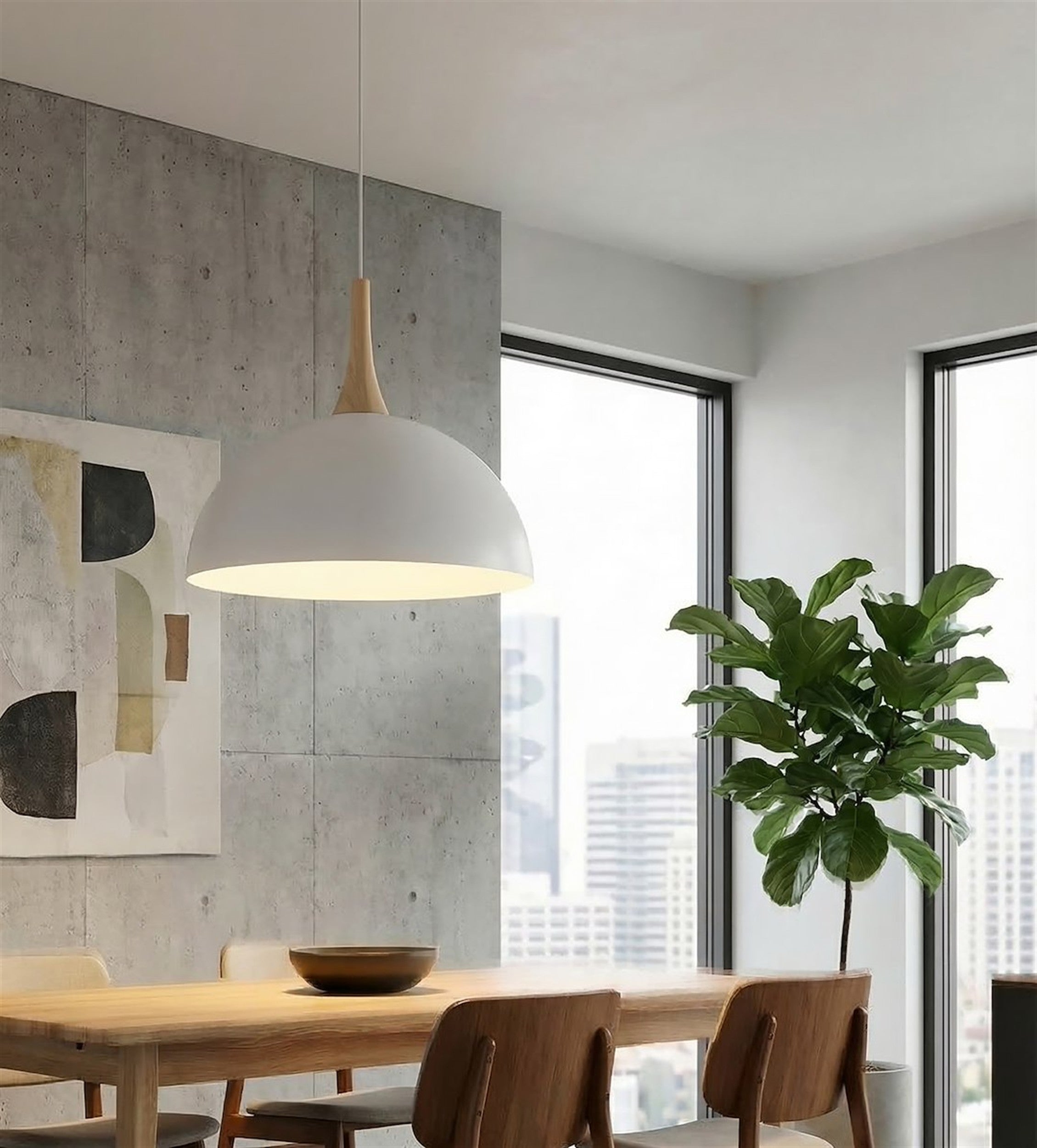 Lampa wisząca Nautica L biała