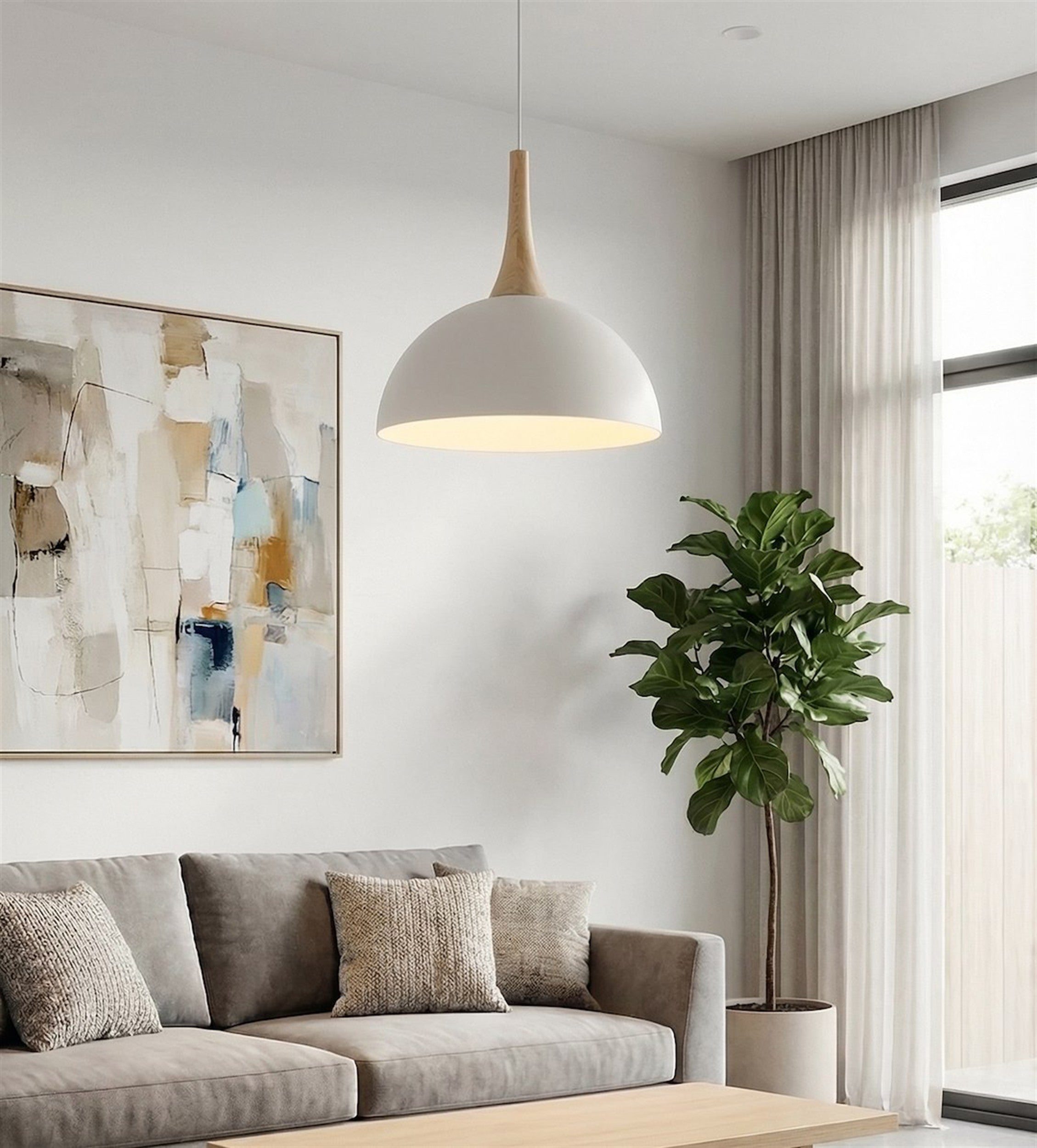 Lampa wisząca Nautica S biała