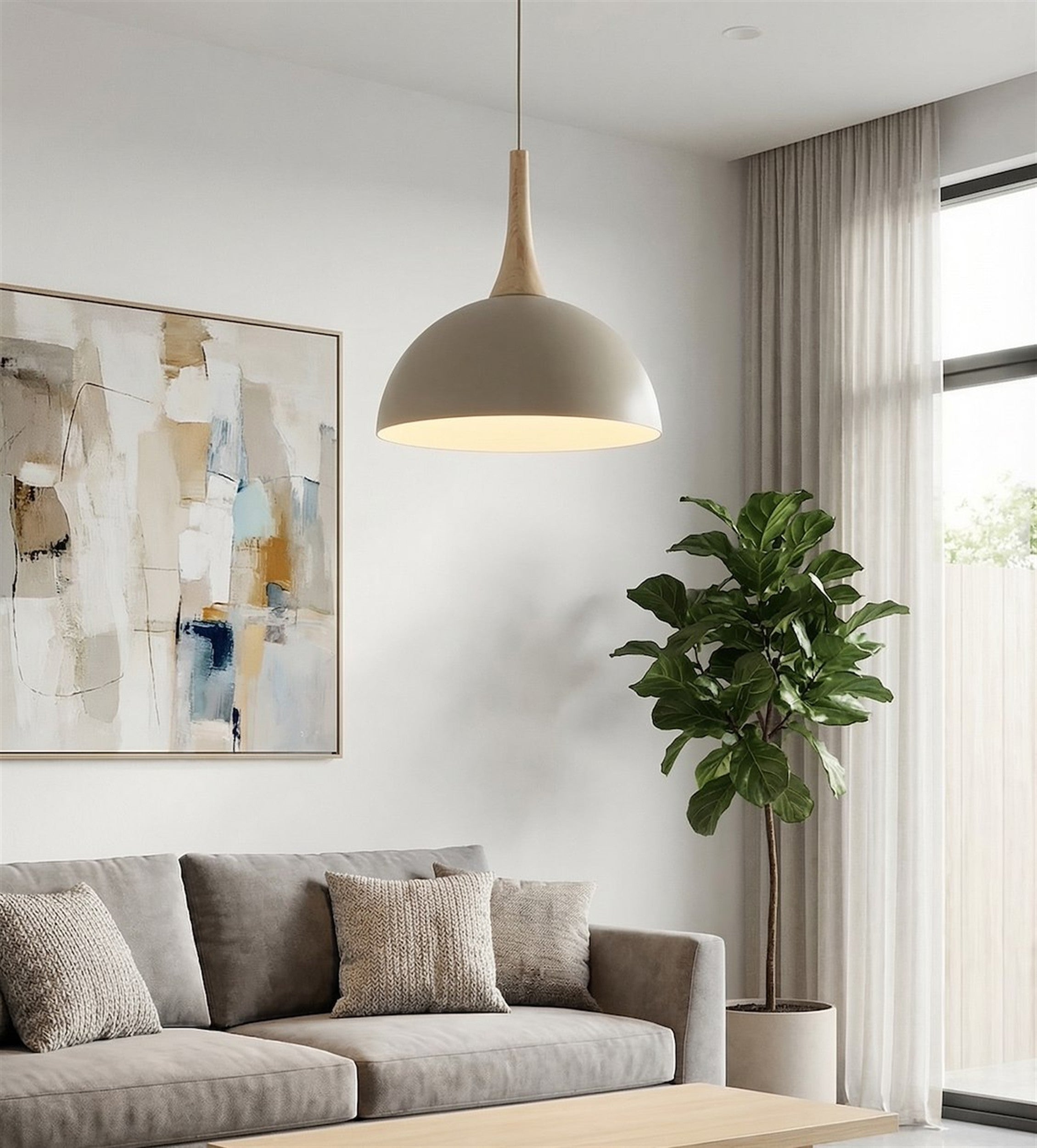 Lampa wisząca Nautica S mokka