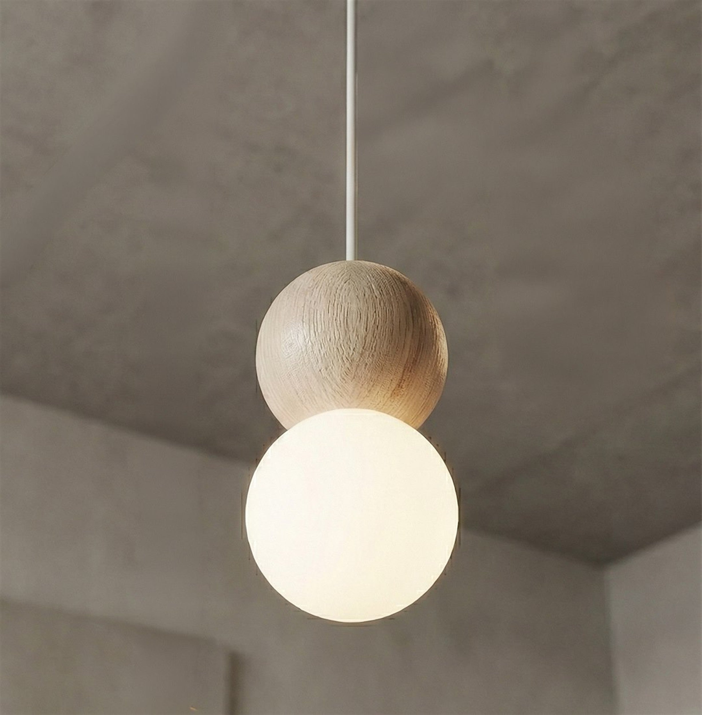 Lampa wisząca Loop x1 biała