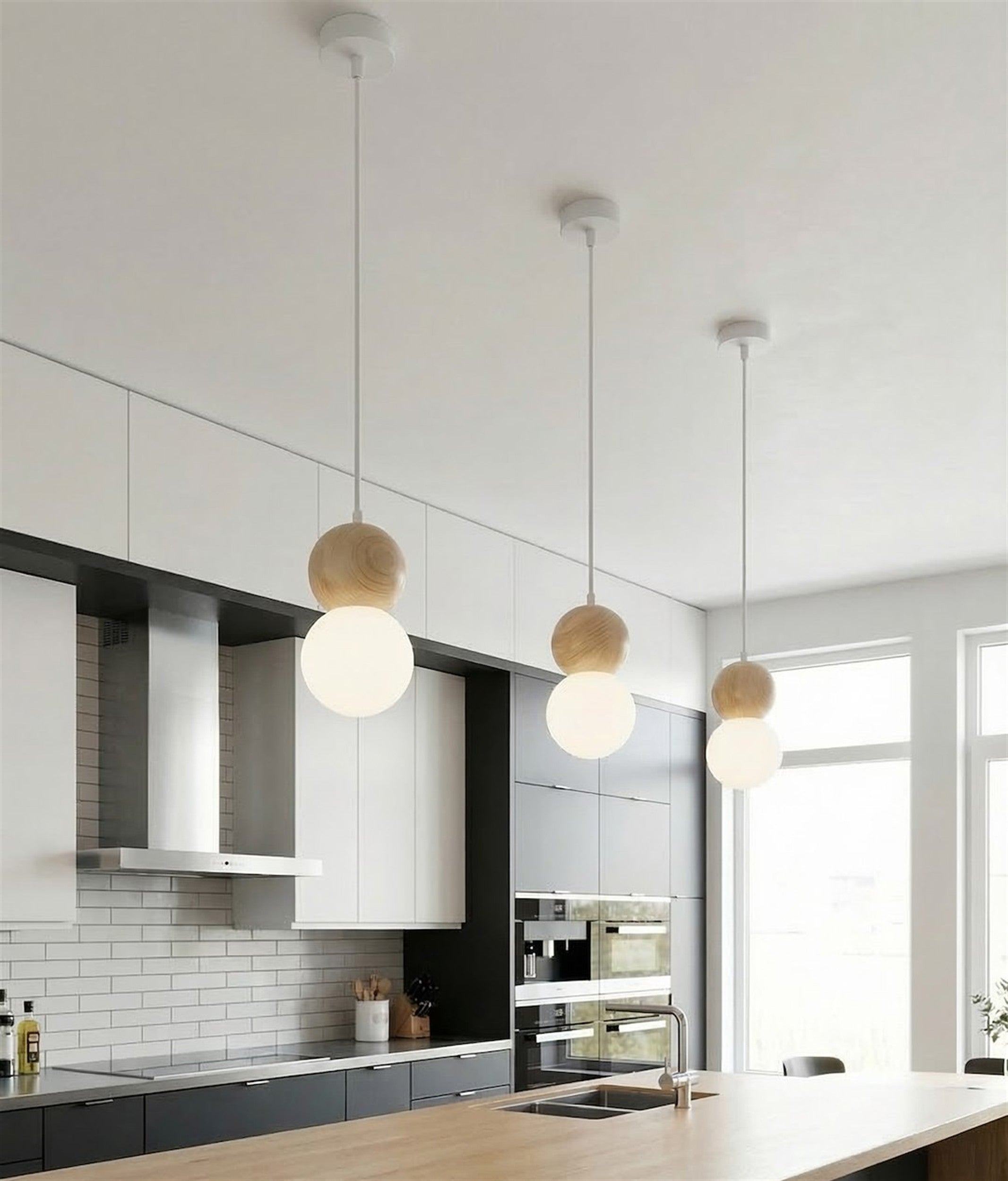 Lampa wisząca Loop x1 biała