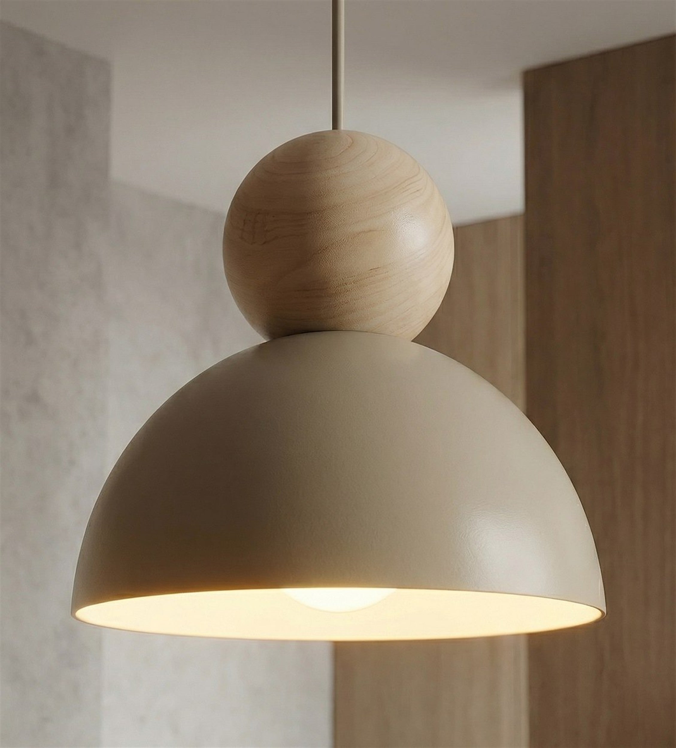 Lampa wisząca Kaki S mokka