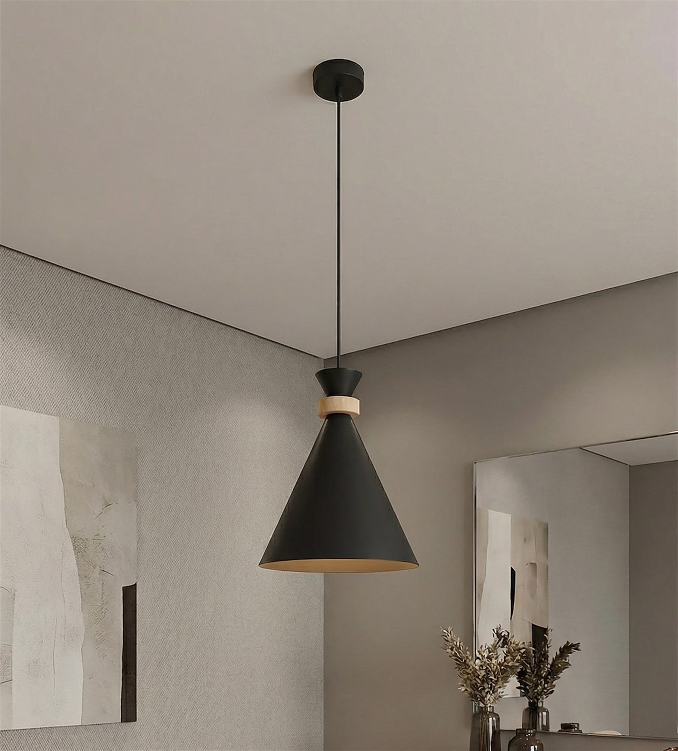 Lampa wisząca Zero x1 czarna