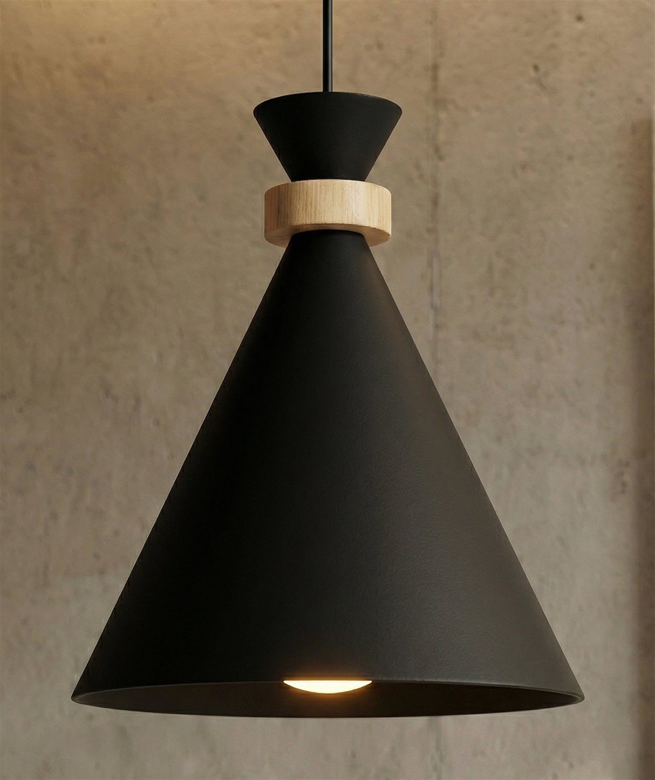 Lampa wisząca Zero x3 czarna