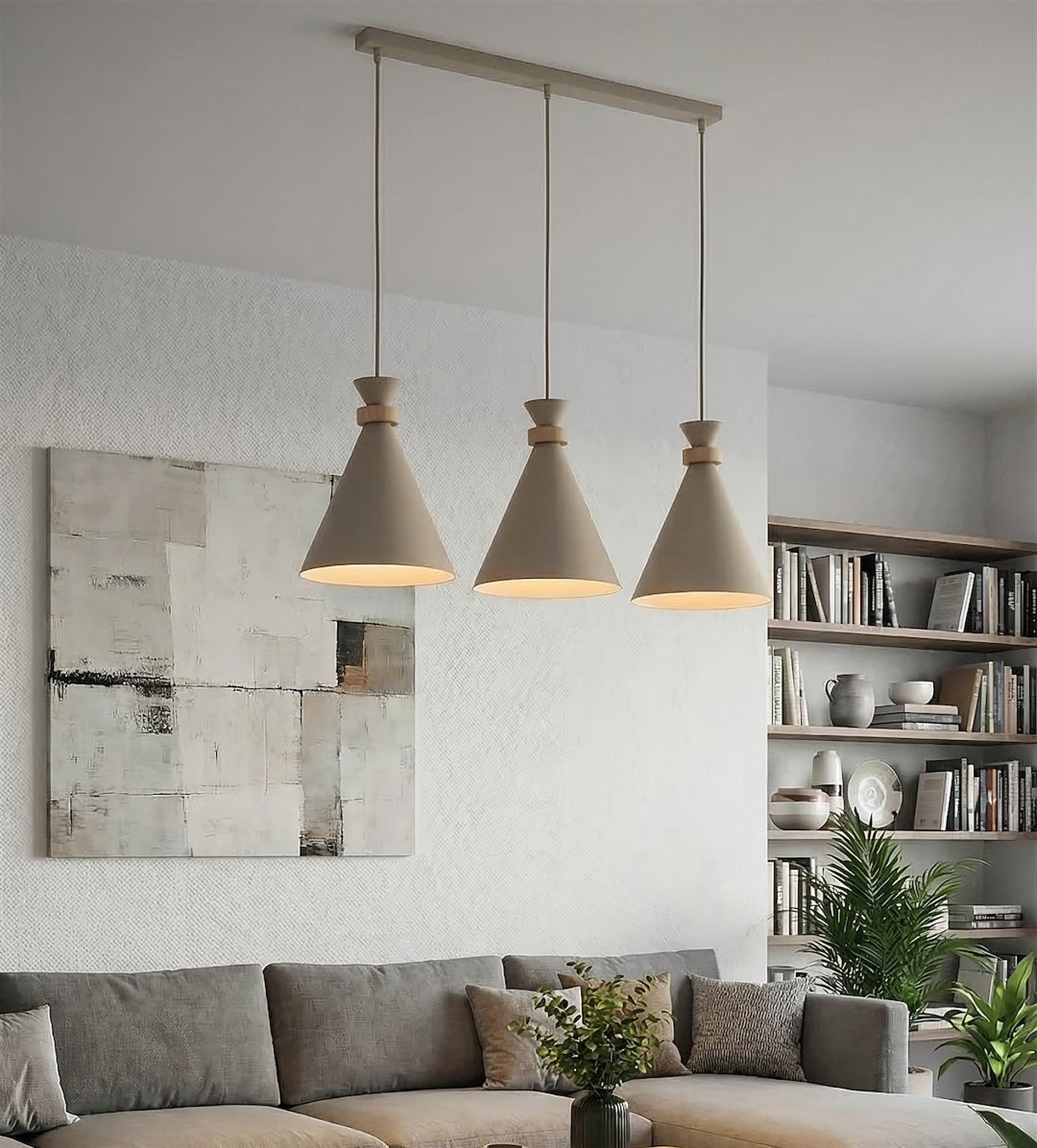 Lampa wisząca Zero x3 mokka