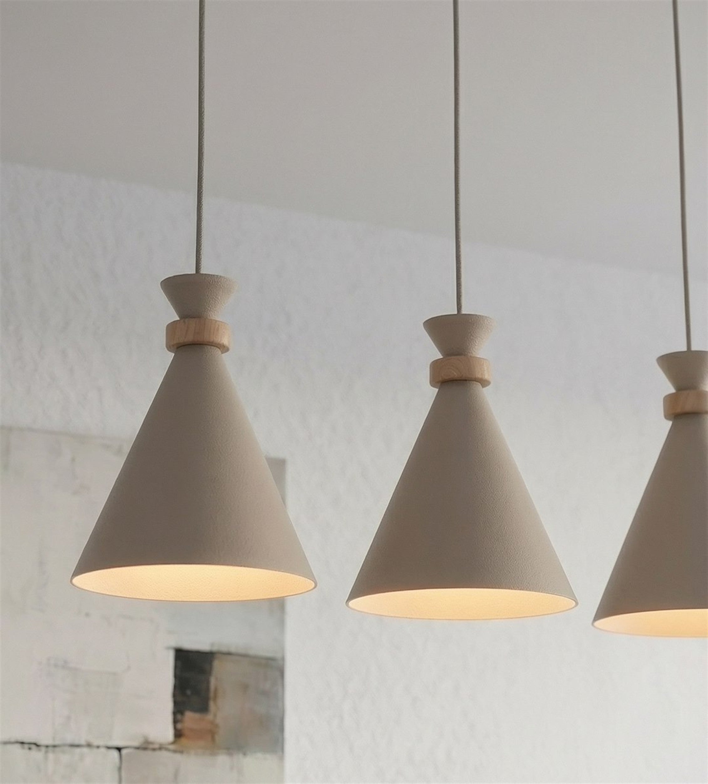Lampa wisząca Zero x3 mokka