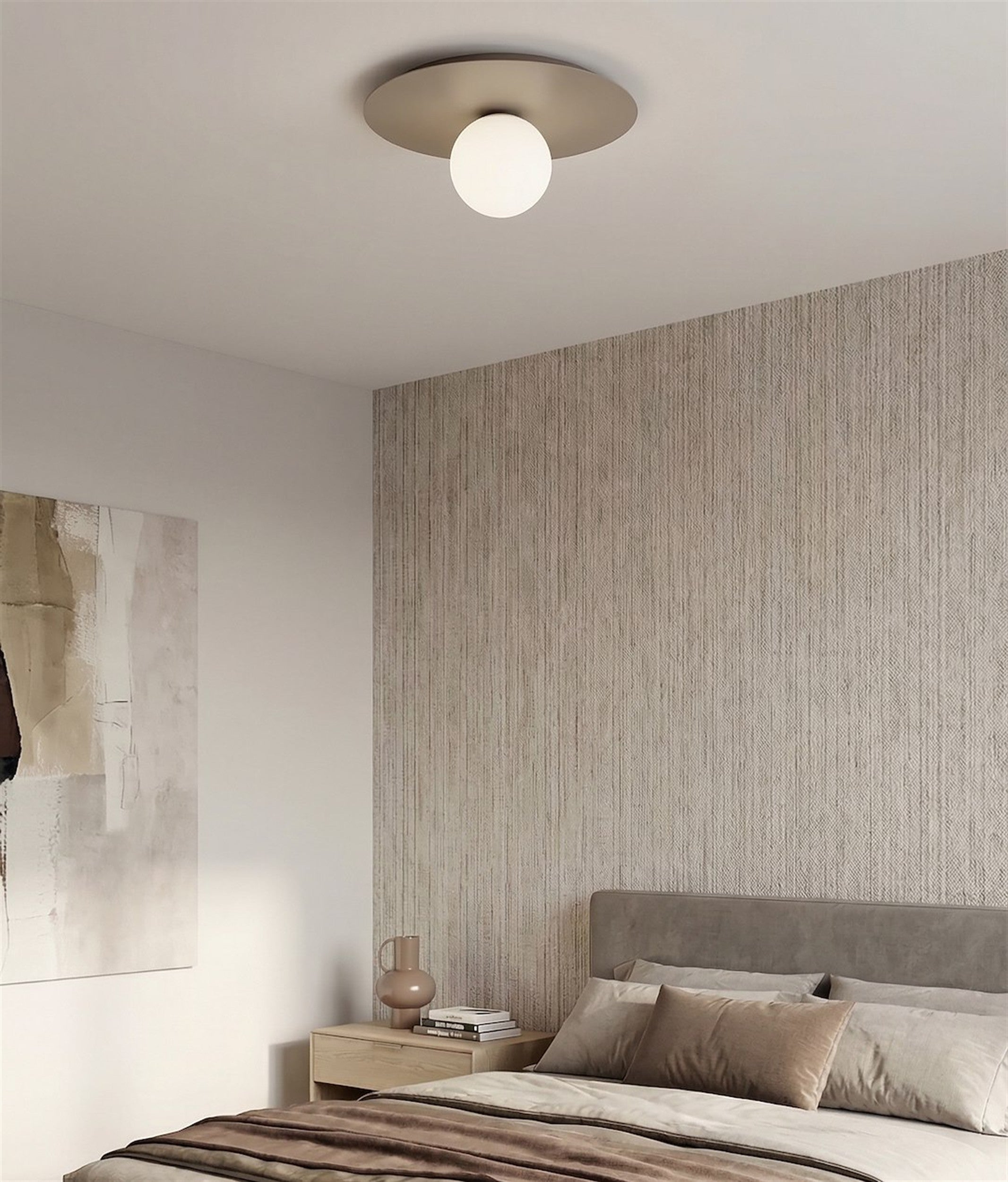 Lampa wisząca Solar x1 mokka opal