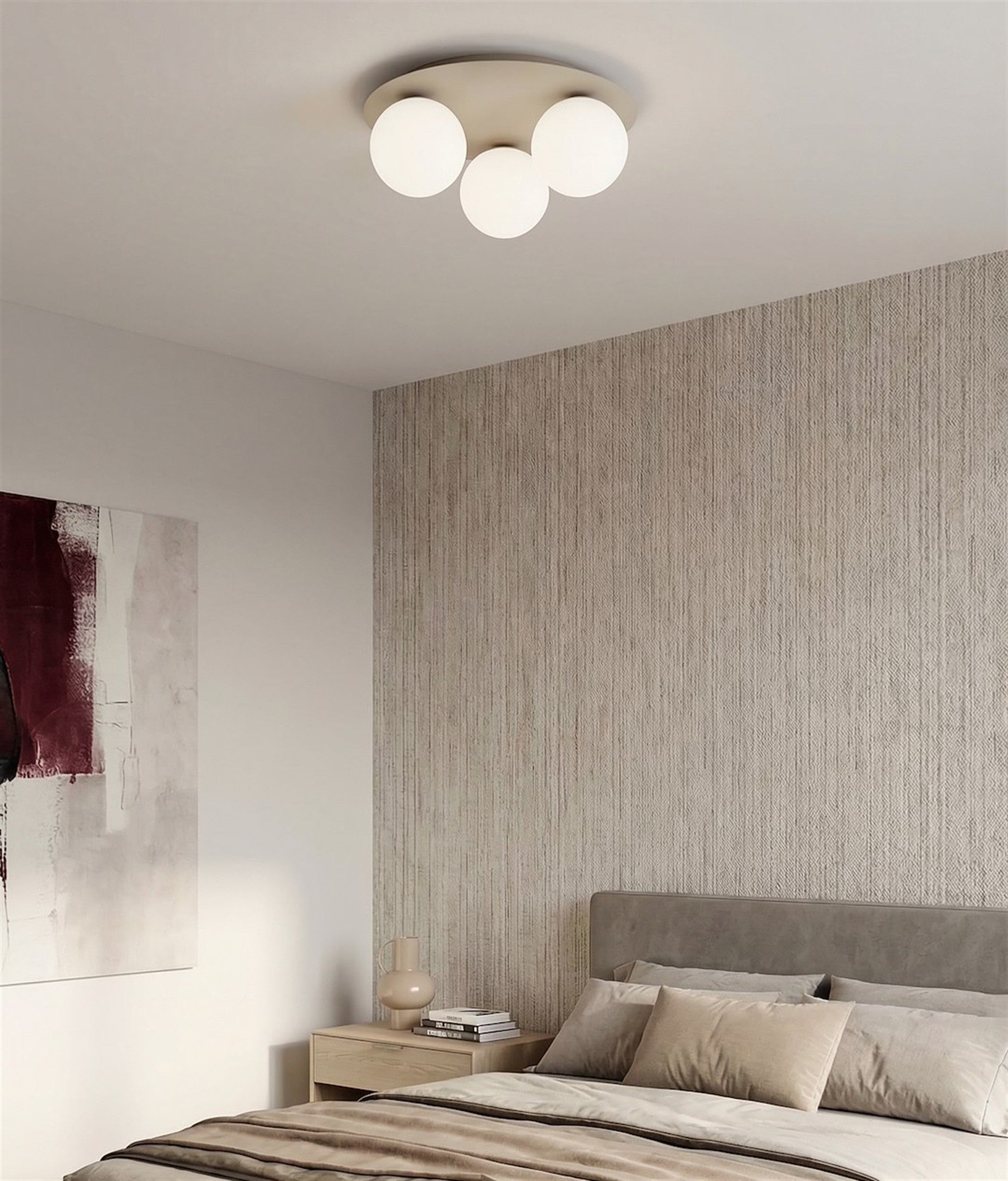 Lampa wisząca Solar x3 mokka opal