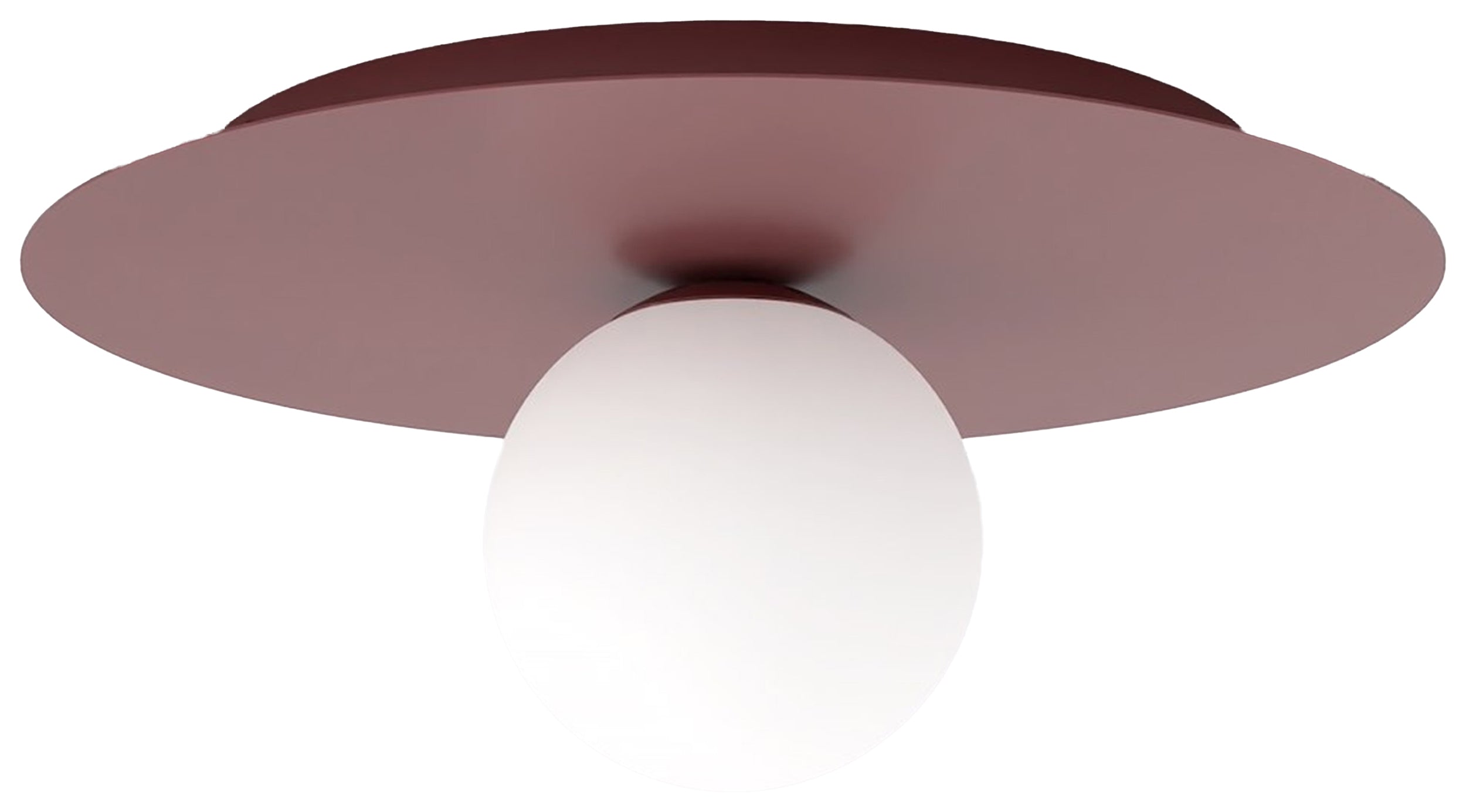 Lampa wisząca Solar x1 burgund opal