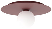 Lampa wisząca Solar x1 burgund opal