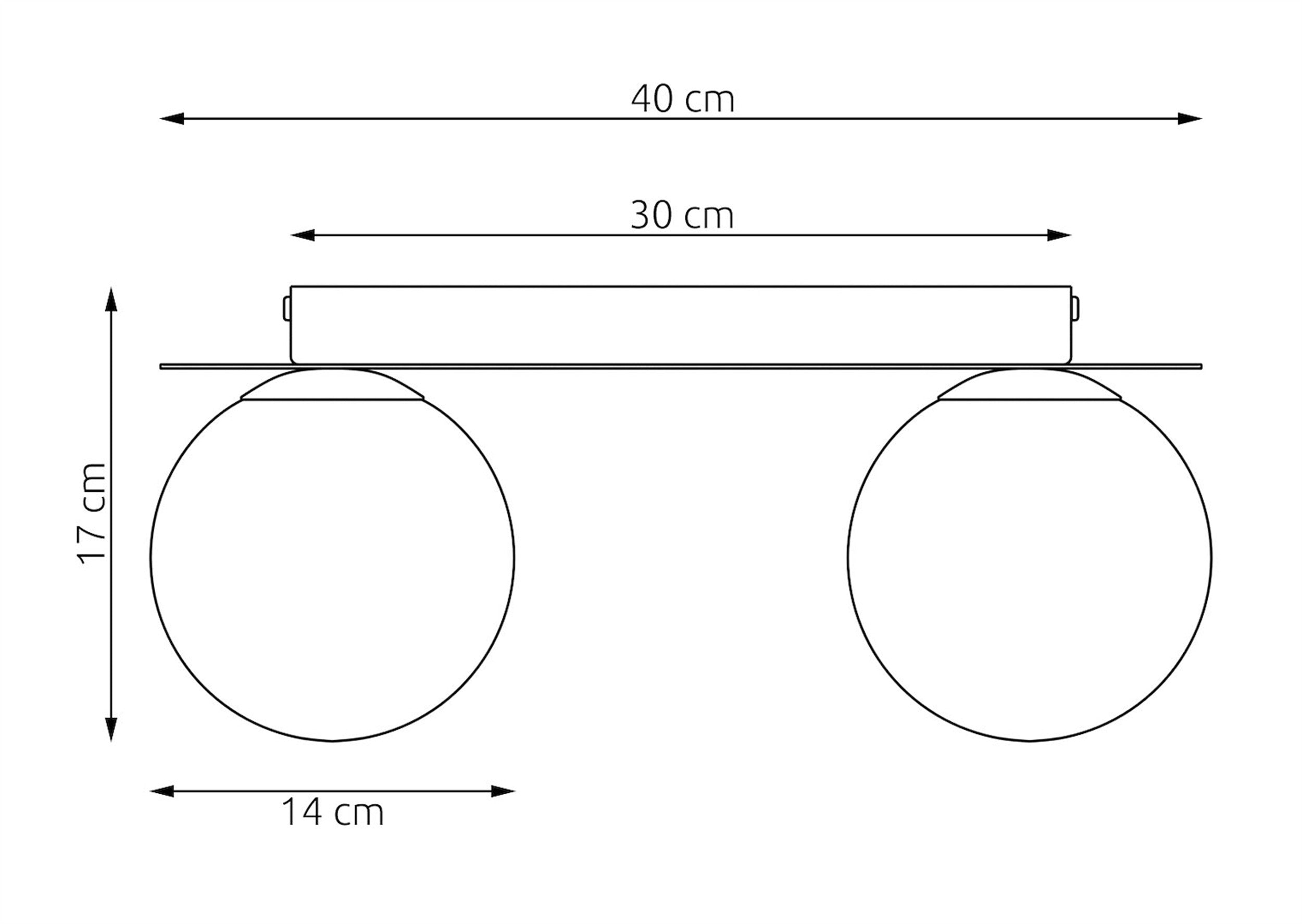 Lampa wisząca Solar x2 burgund opal