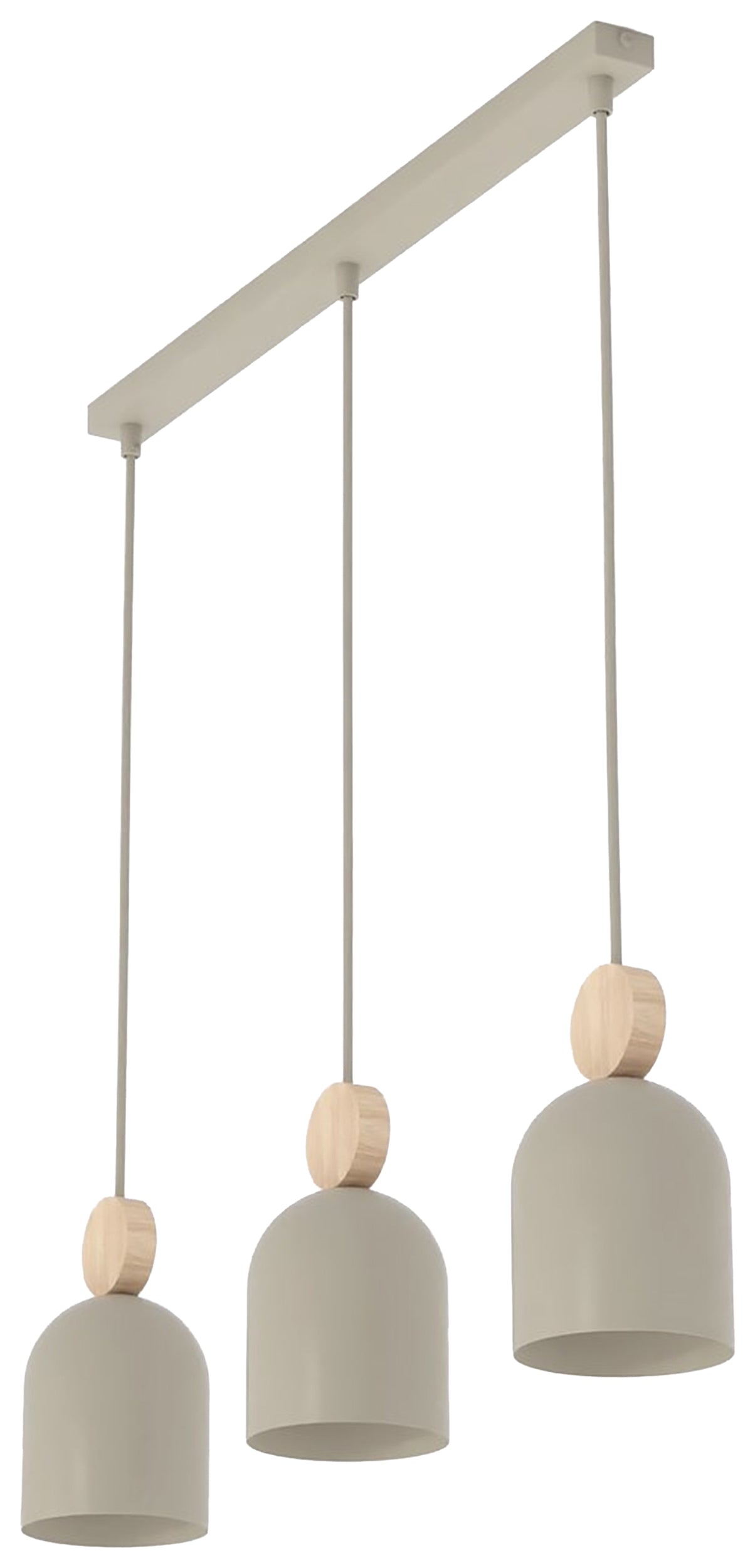 Lampa wisząca Mesi x3 mokka