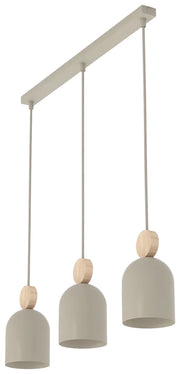Lampa wisząca Mesi x3 mokka