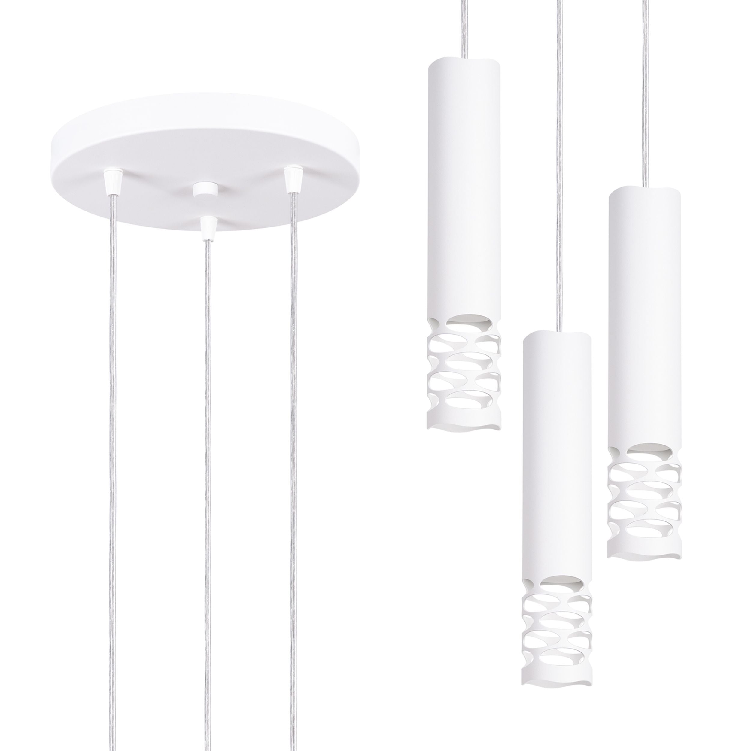 Lampa wisząca Liro 3P biały