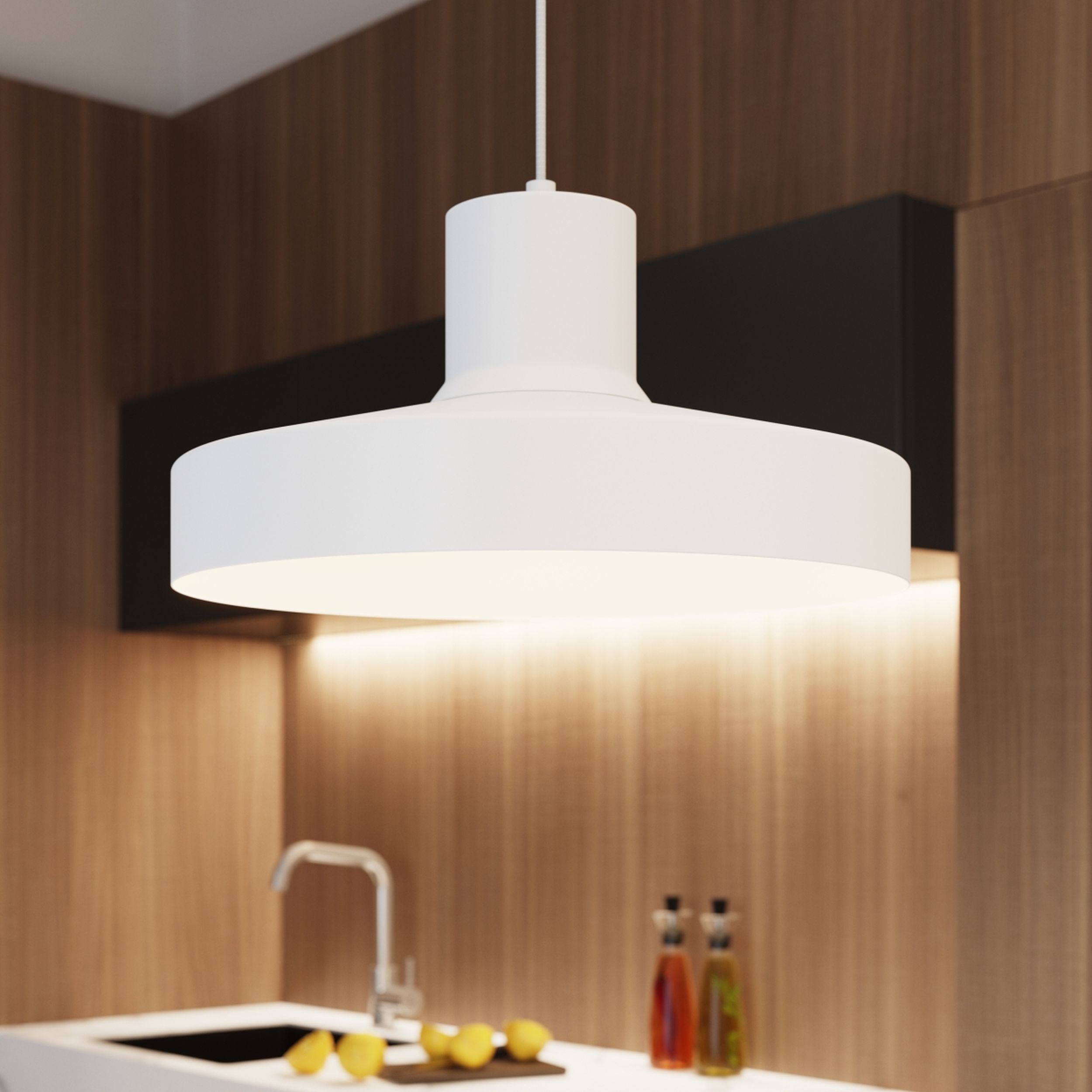 Lampa wisząca Bilo biała