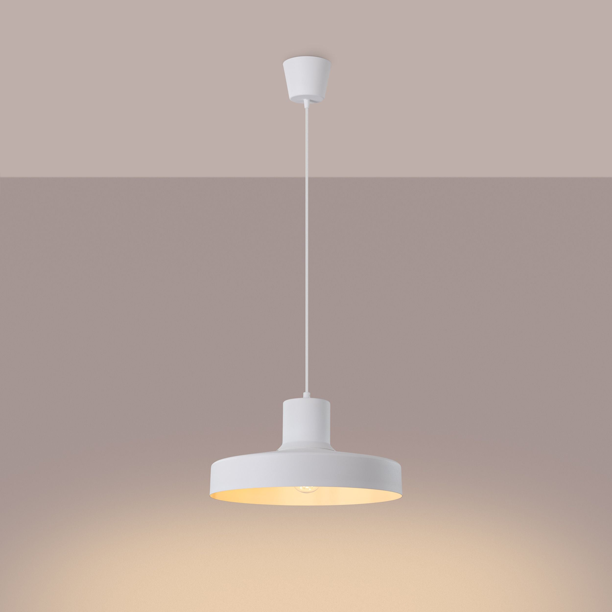 Lampa wisząca Bilo biała