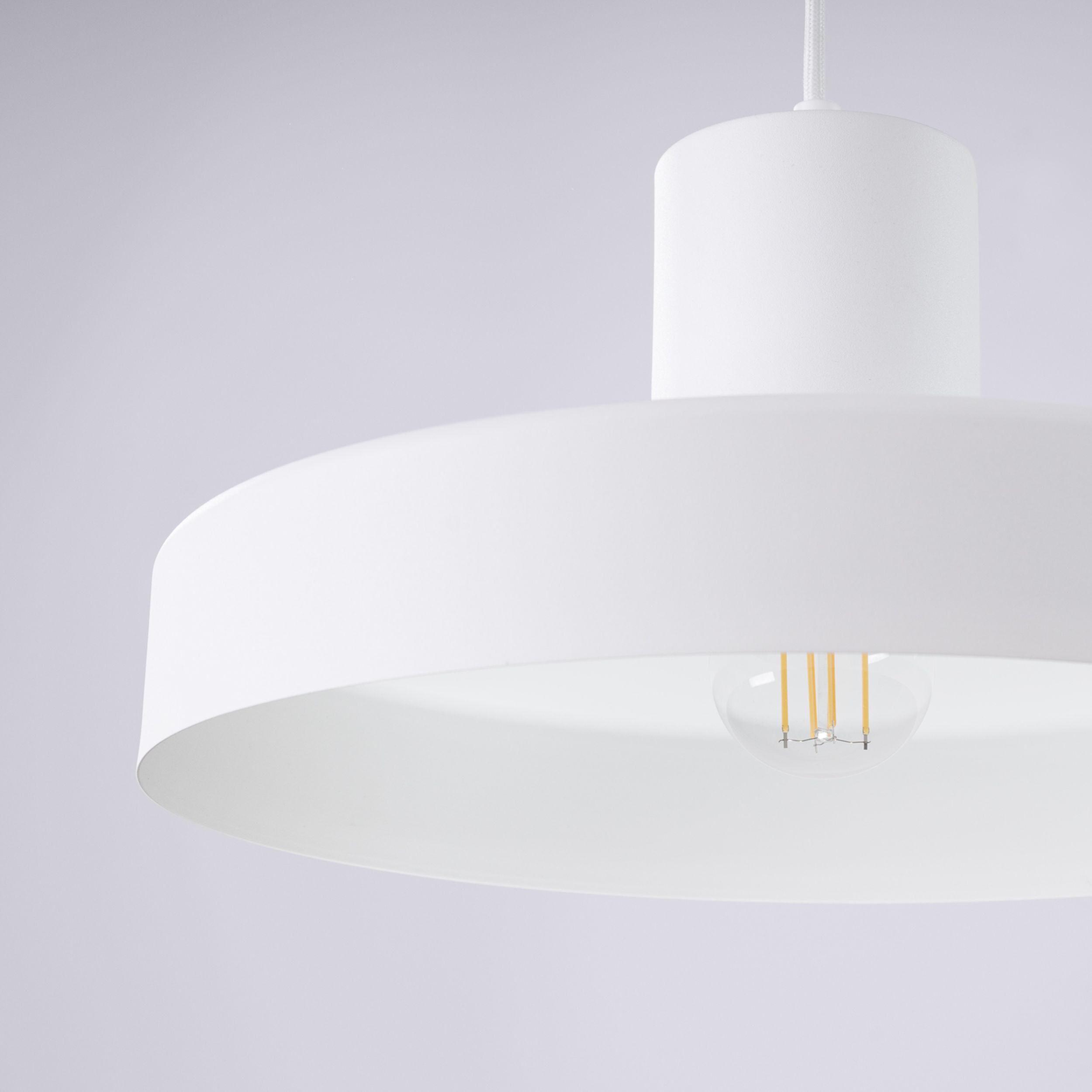 Lampa wisząca Bilo biała