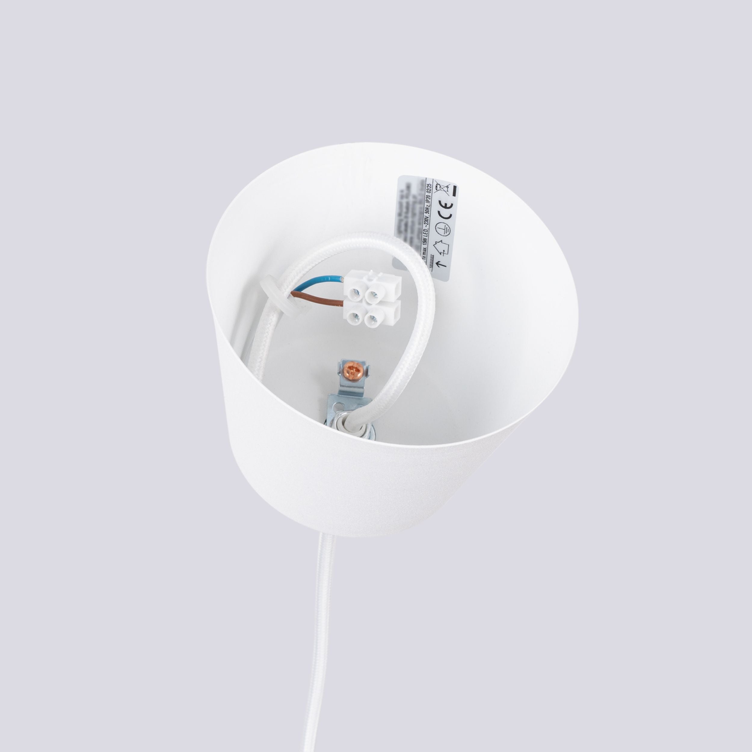 Lampa wisząca Bilo biała