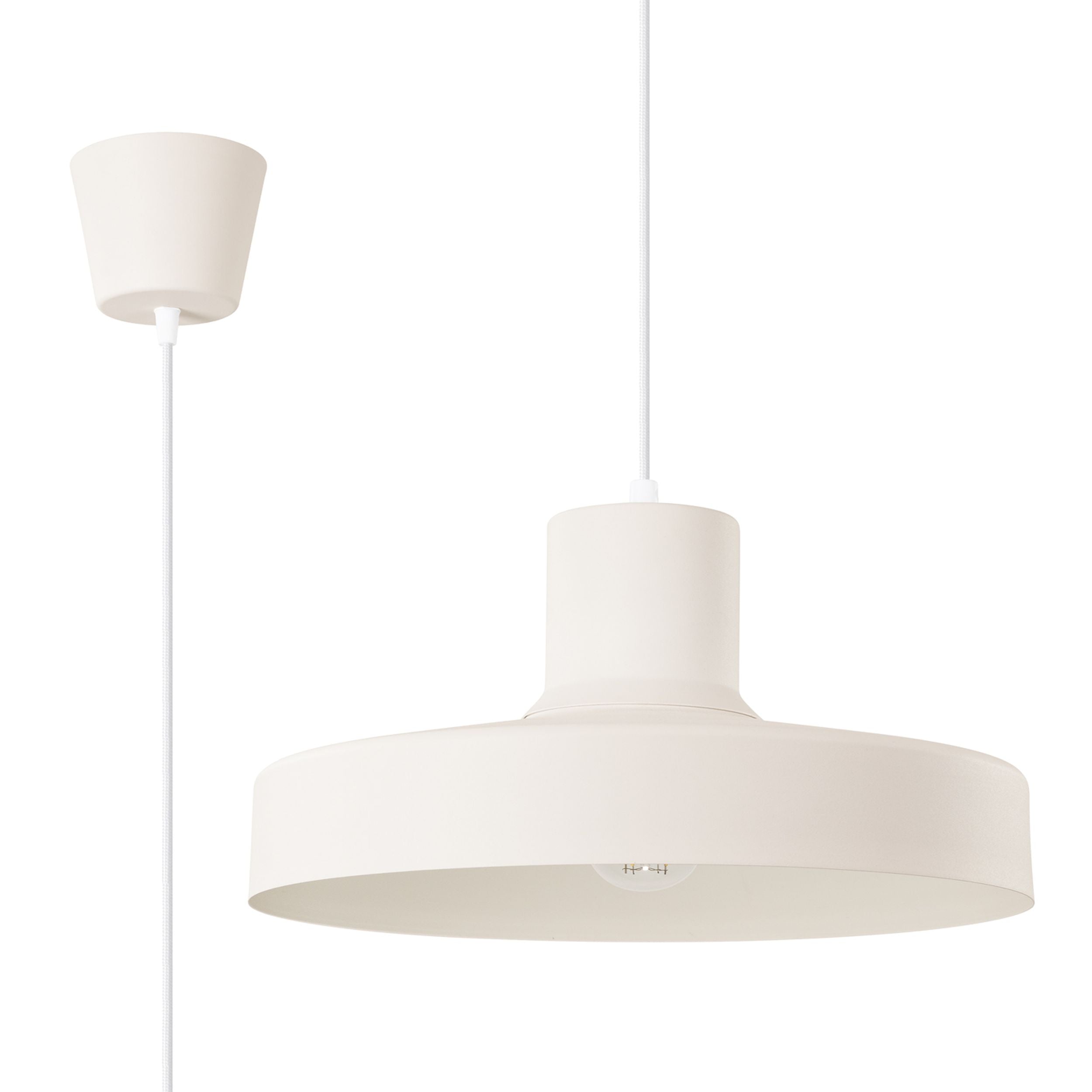 Lampa wisząca Bilo beżowa