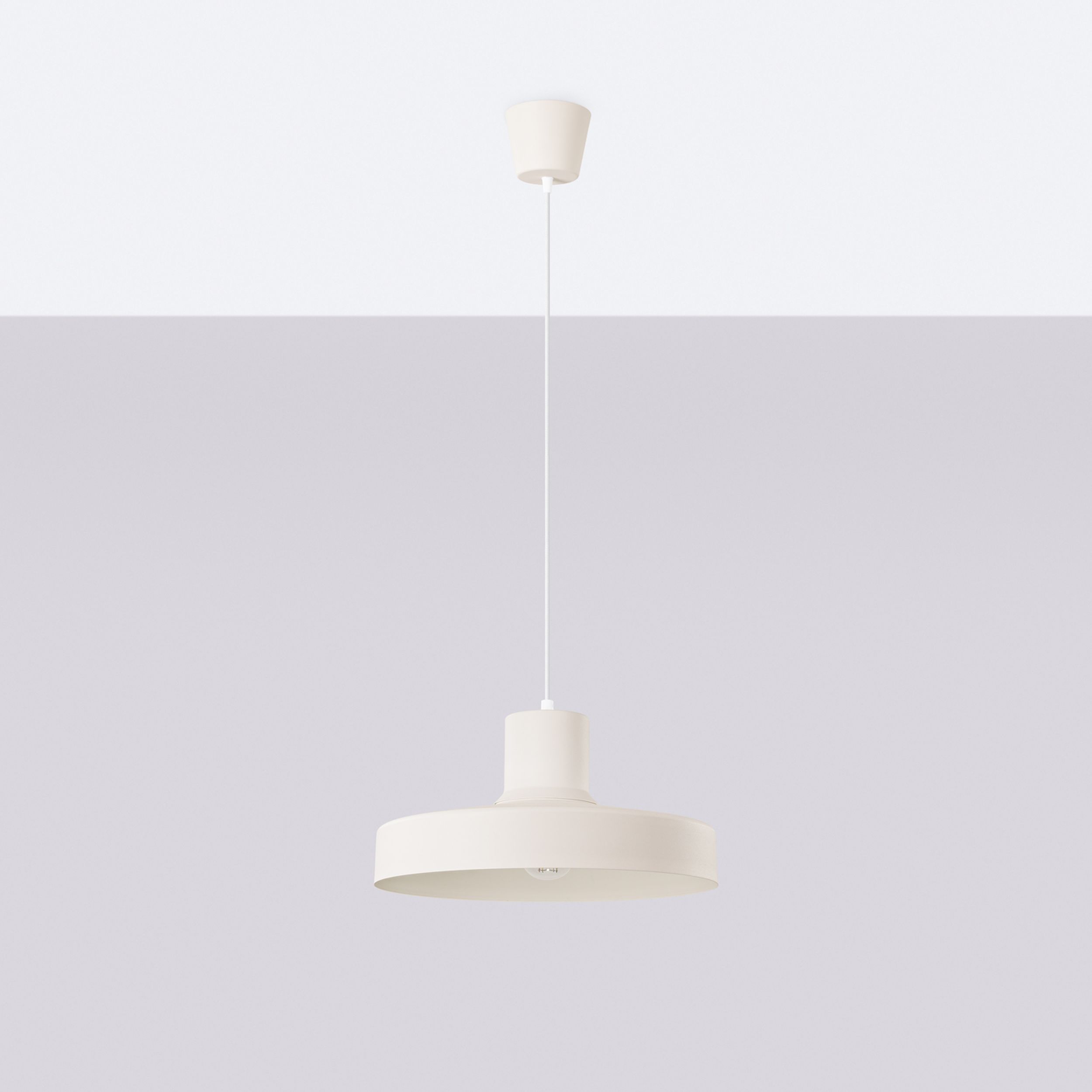 Lampa wisząca Bilo beżowa