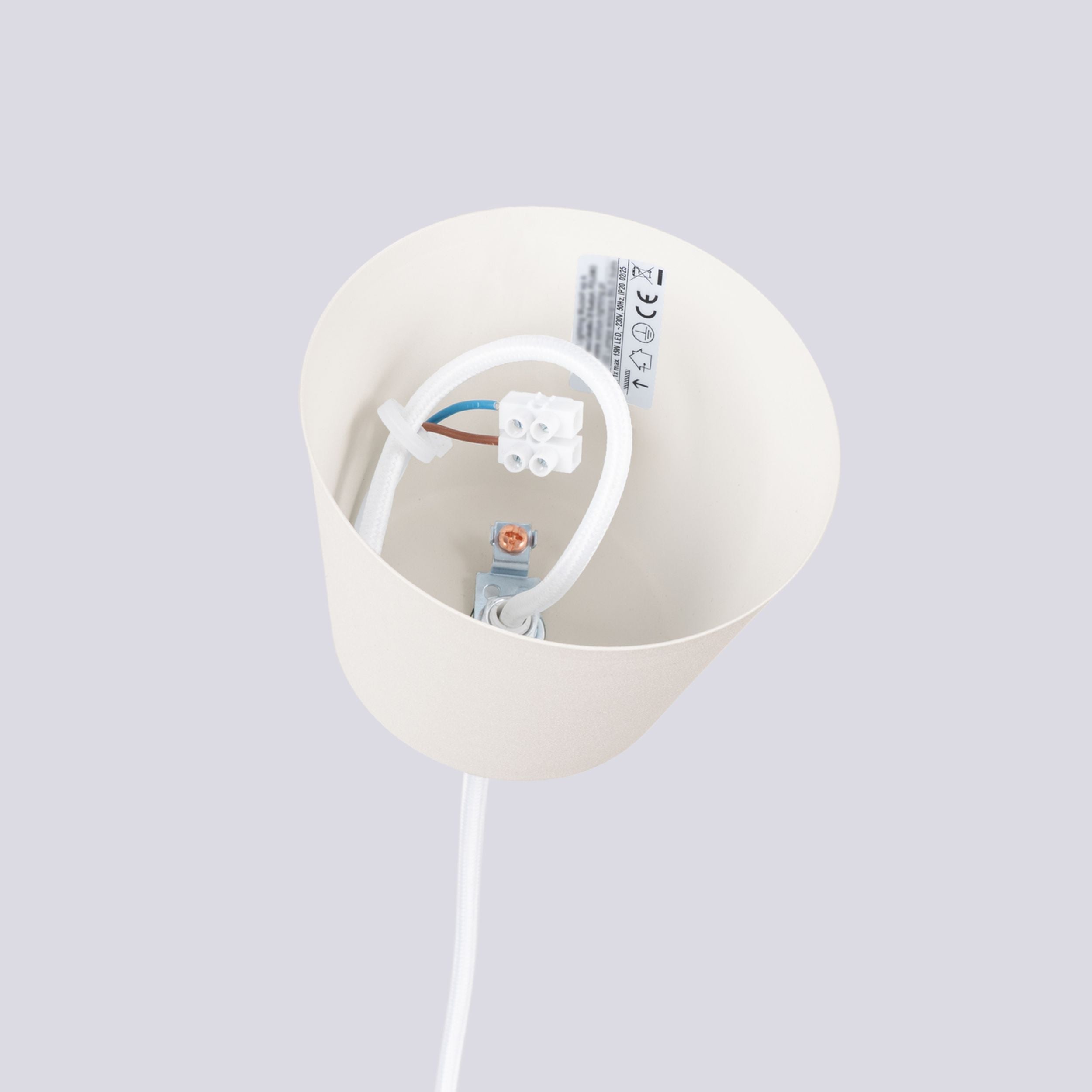 Lampa wisząca Bilo beżowa