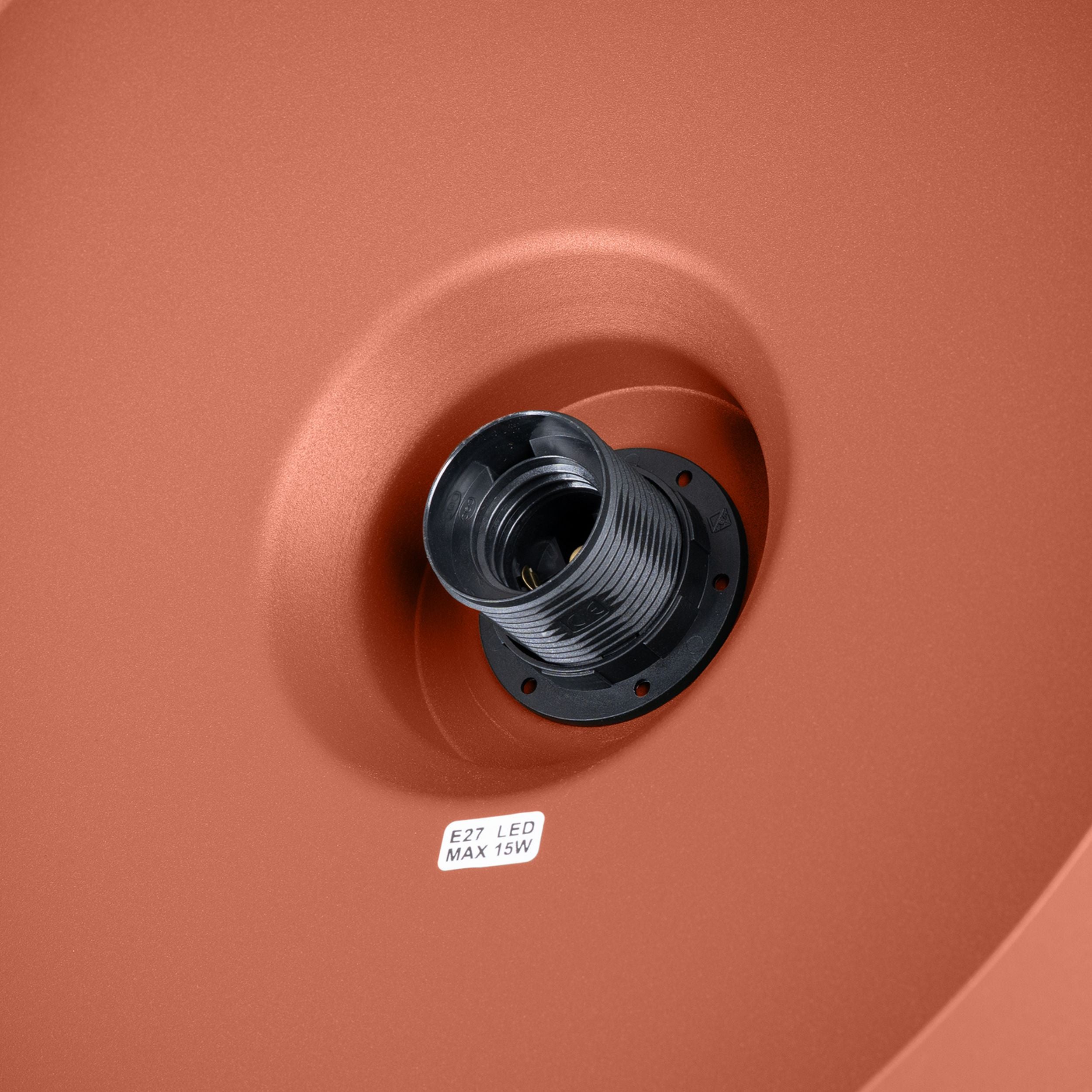 Lampa wisząca Bilo ochra czerwona