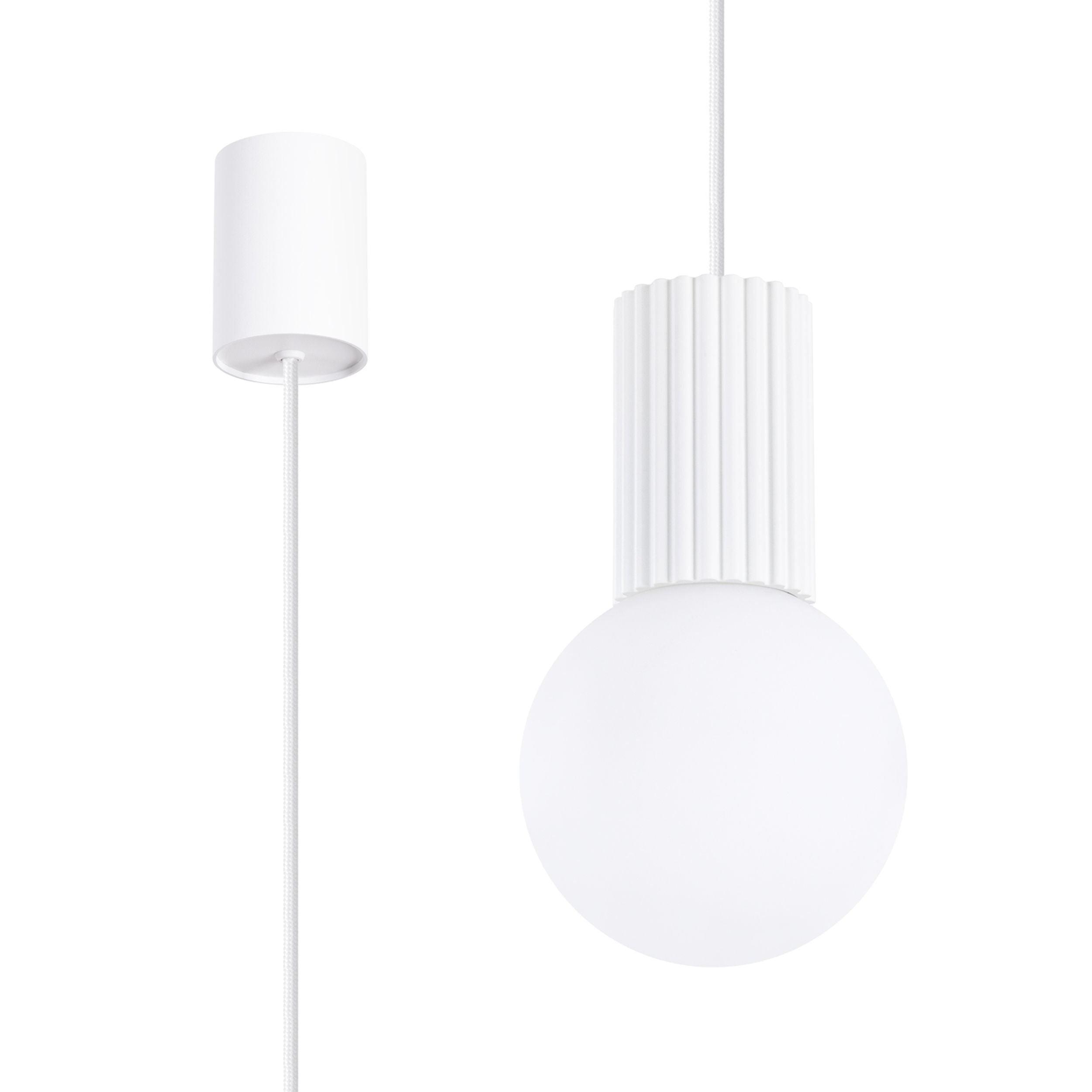 Lampa wisząca Halo 1 biała