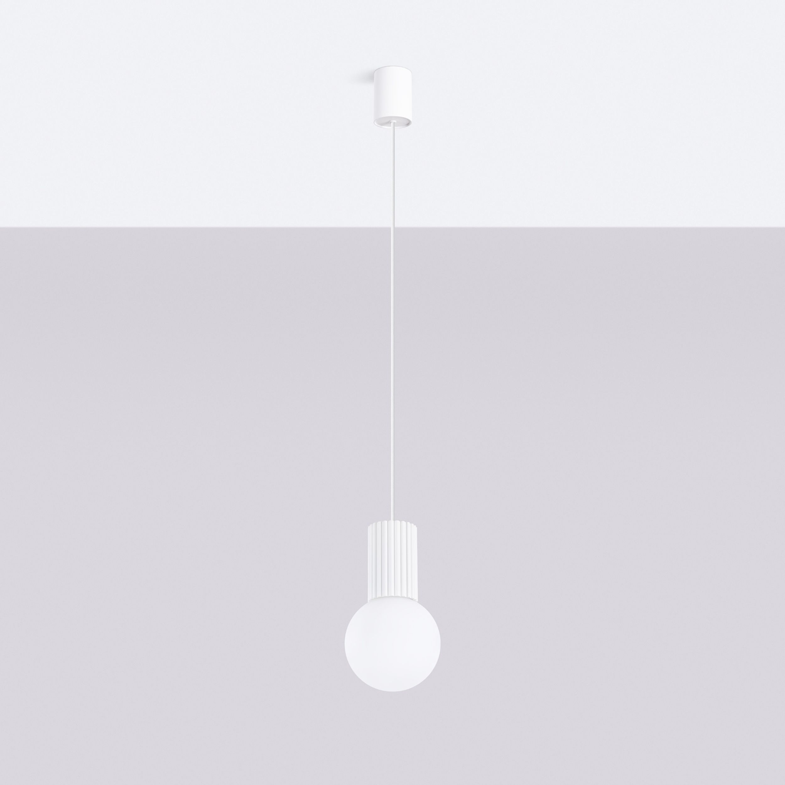 Lampa wisząca Halo 1 biała