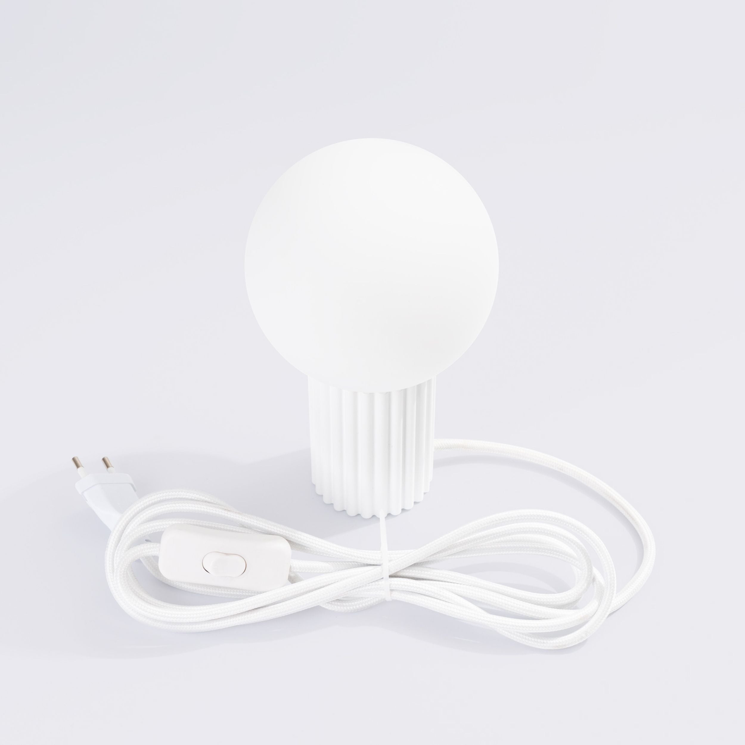 Lampa stołowa Halo biała